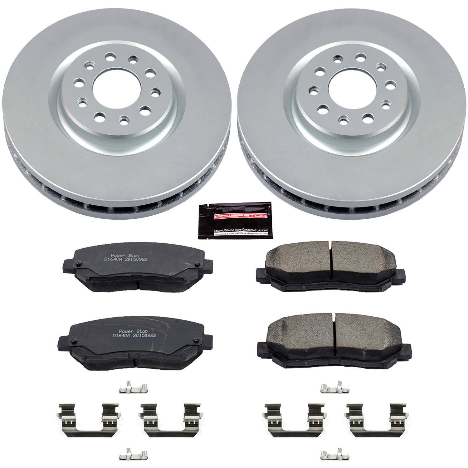 Power Stop 15-17 Chrysler 200 Front & Rear Z17 Evolution Geomet Coated Brake Kit (1x psbCRK6538, 1x psbCRK6543) thumbnail 2