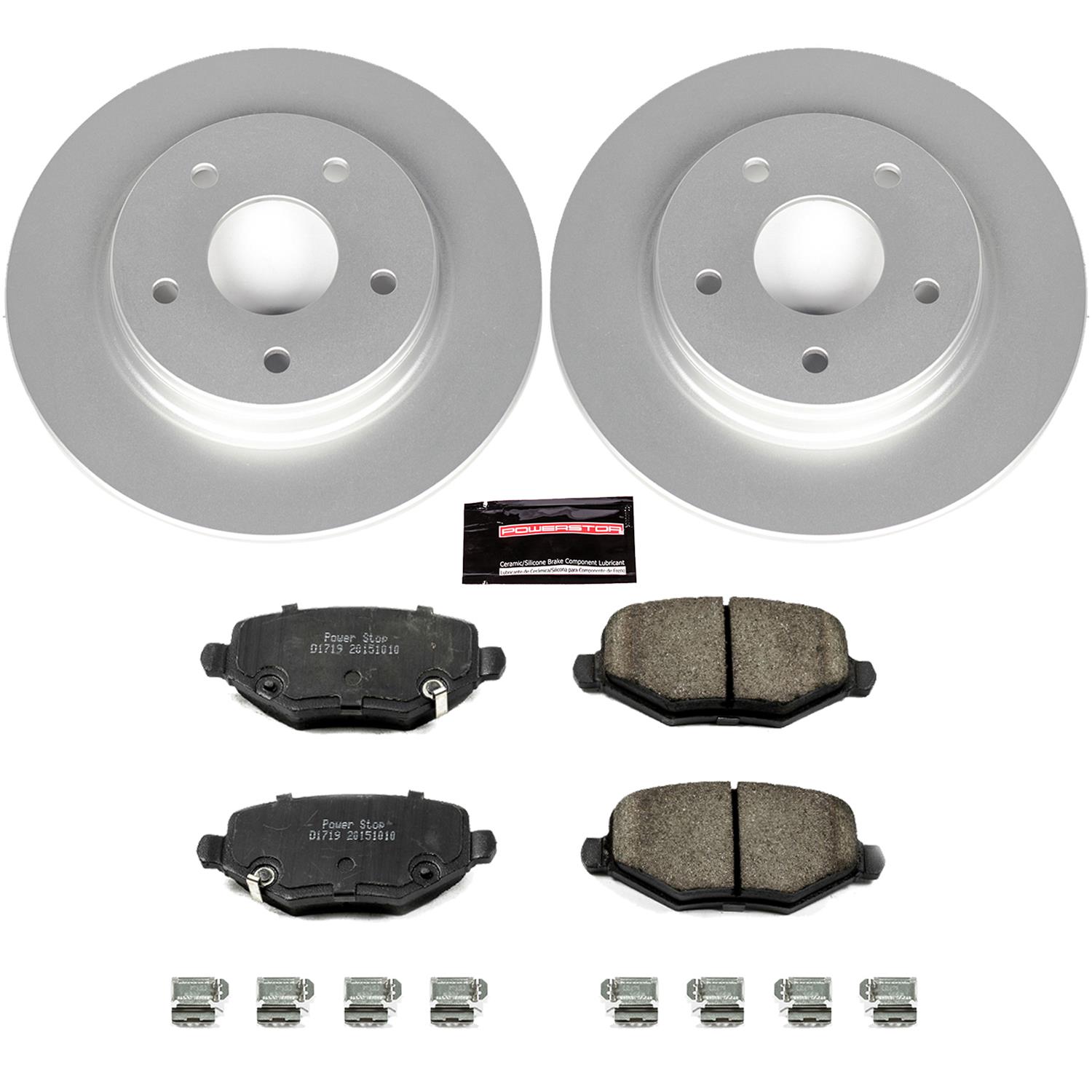 Power Stop 12-16 Chrysler Town & Country Front & Rear Z17 Evolution Geomet Coated Brake Kit (1x psbCRK6544, 1x psbCRK3118) thumbnail 5