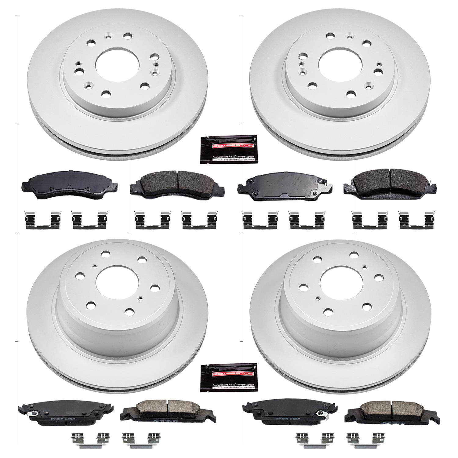 Power Stop CRK6560 Power Stop Z17 Evolution Plus GEOMET Coated Brake Kits |  Summit Racing