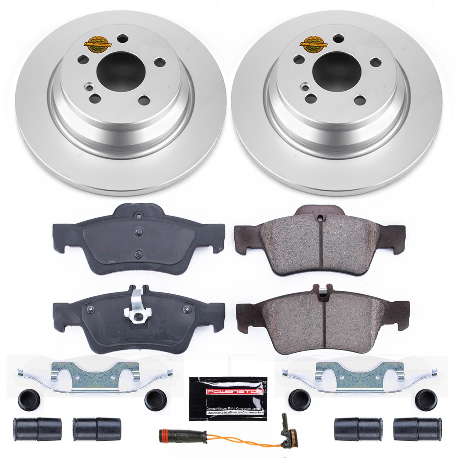 Power Stop 10-13 Mercedes-Benz S400 Front & Rear Z23 Evolution Sport Coated Brake Kit (1x psbCRK6231, 1x psbCRK6566) thumbnail 2