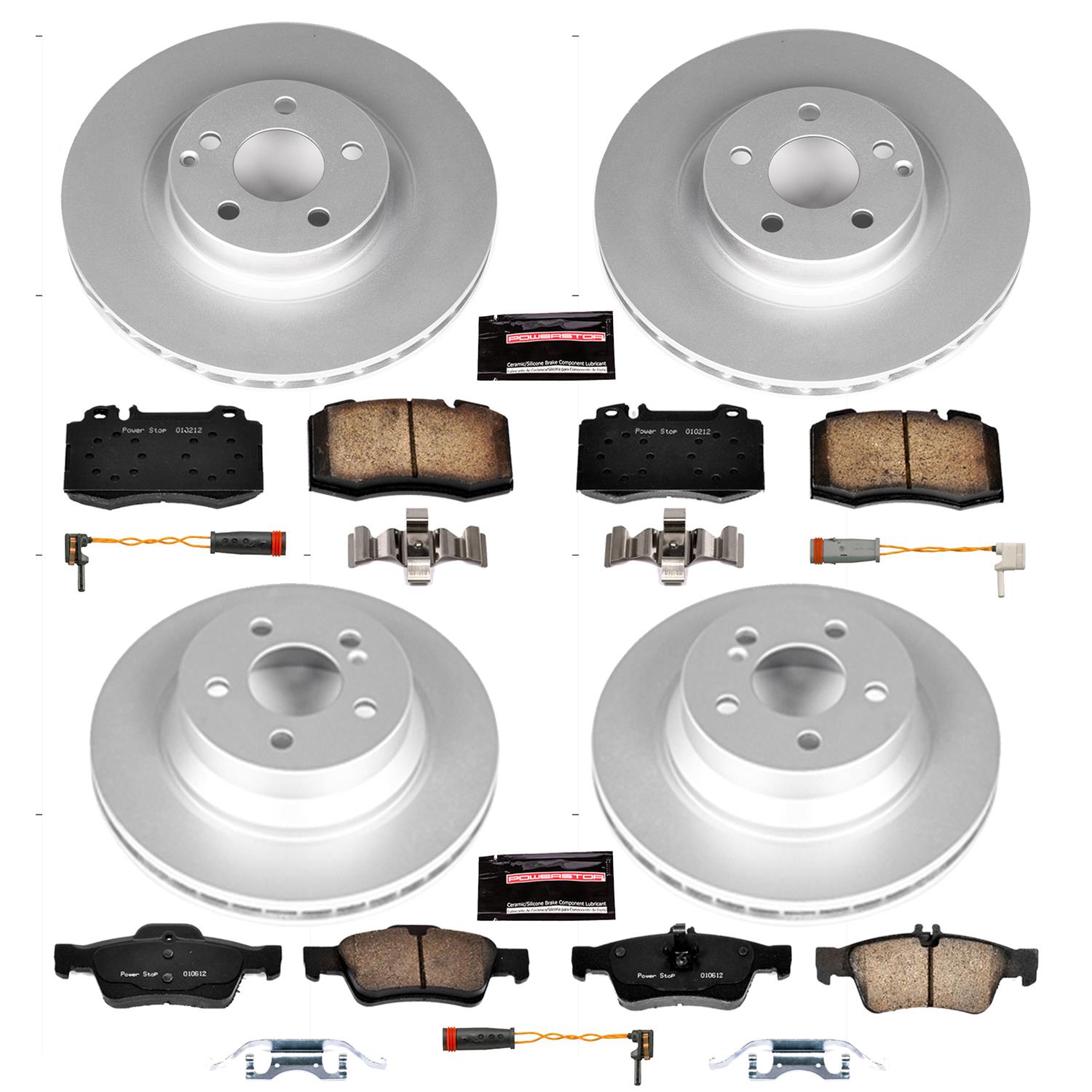 Power Stop 2006 Mercedes-Benz CLS500 Front & Rear Z23 Evolution Sport Coated Brake Kit (1x psbCRK6597, 1x psbCRK6359) thumbnail 4