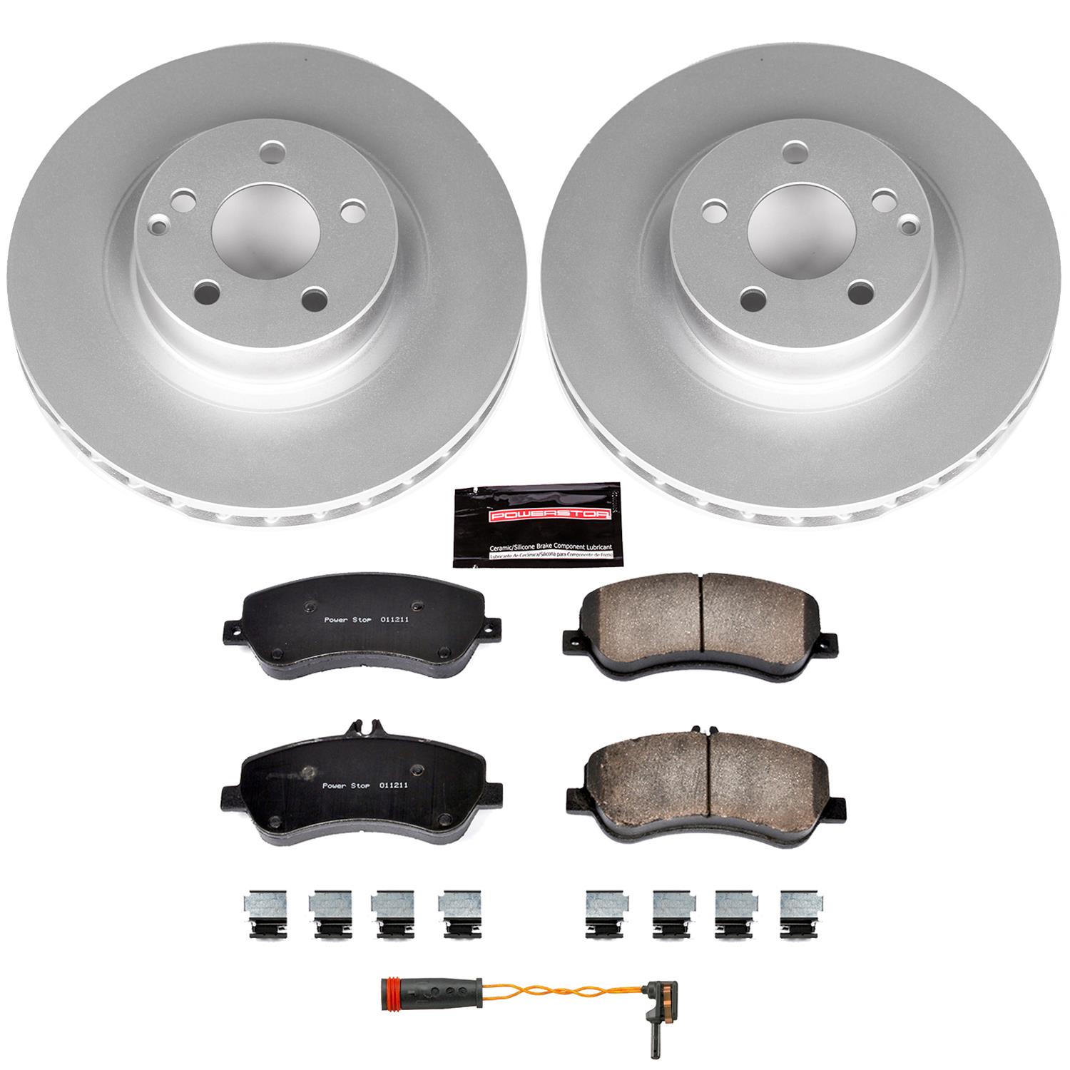Power Stop 13-15 Mercedes-Benz GLK250 Front & Rear Z23 Evolution Sport Coated Brake Kit (1x psbCRK6715, 1x psbCRK6603) thumbnail 5