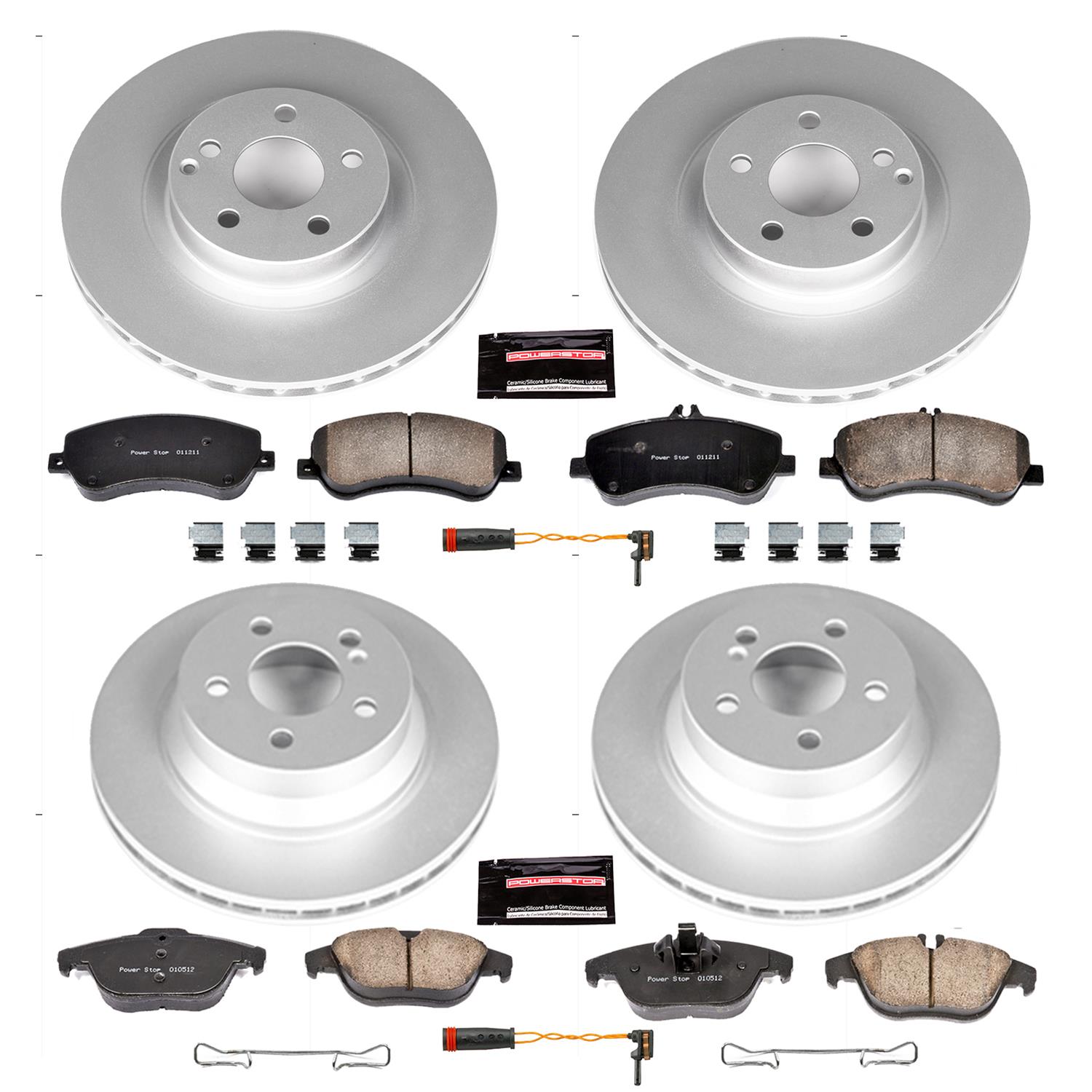 Power Stop 13-15 Mercedes-Benz GLK250 Front & Rear Z23 Evolution Sport Coated Brake Kit (1x psbCRK6715, 1x psbCRK6603) thumbnail 4