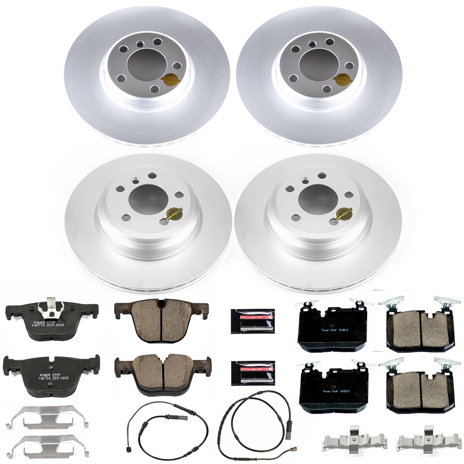 Power Stop 2016 BMW 328i xDrive Front & Rear Z23 Evolution Sport Coated Brake Kit (1x psbCRK6667, 1x psbCRK6653) thumbnail 4