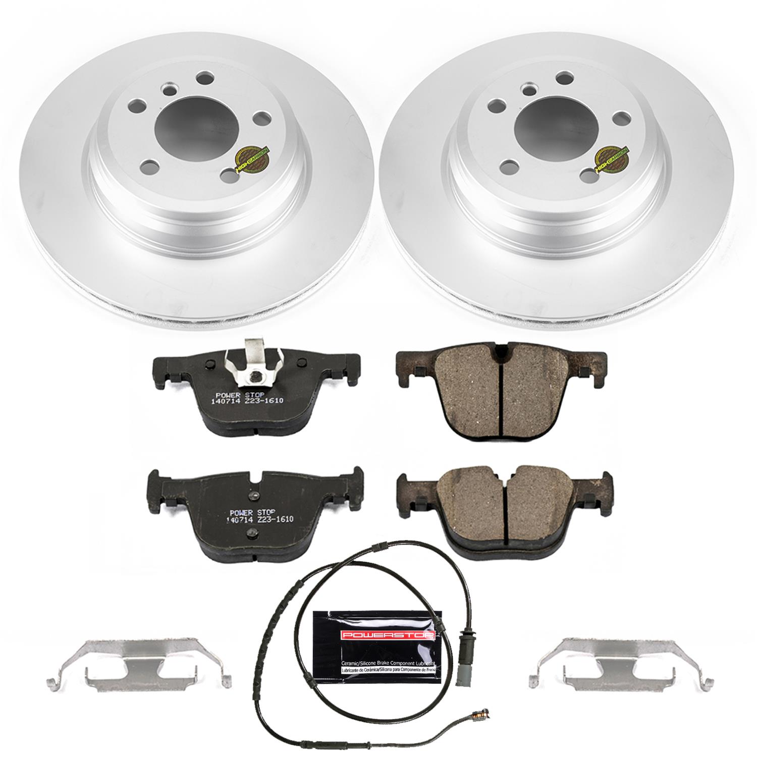 Power Stop 2015 BMW 328i xDrive Front & Rear Z23 Evolution Sport Coated Brake Kit (1x psbCRK6667, 1x psbCRK6854) thumbnail 4