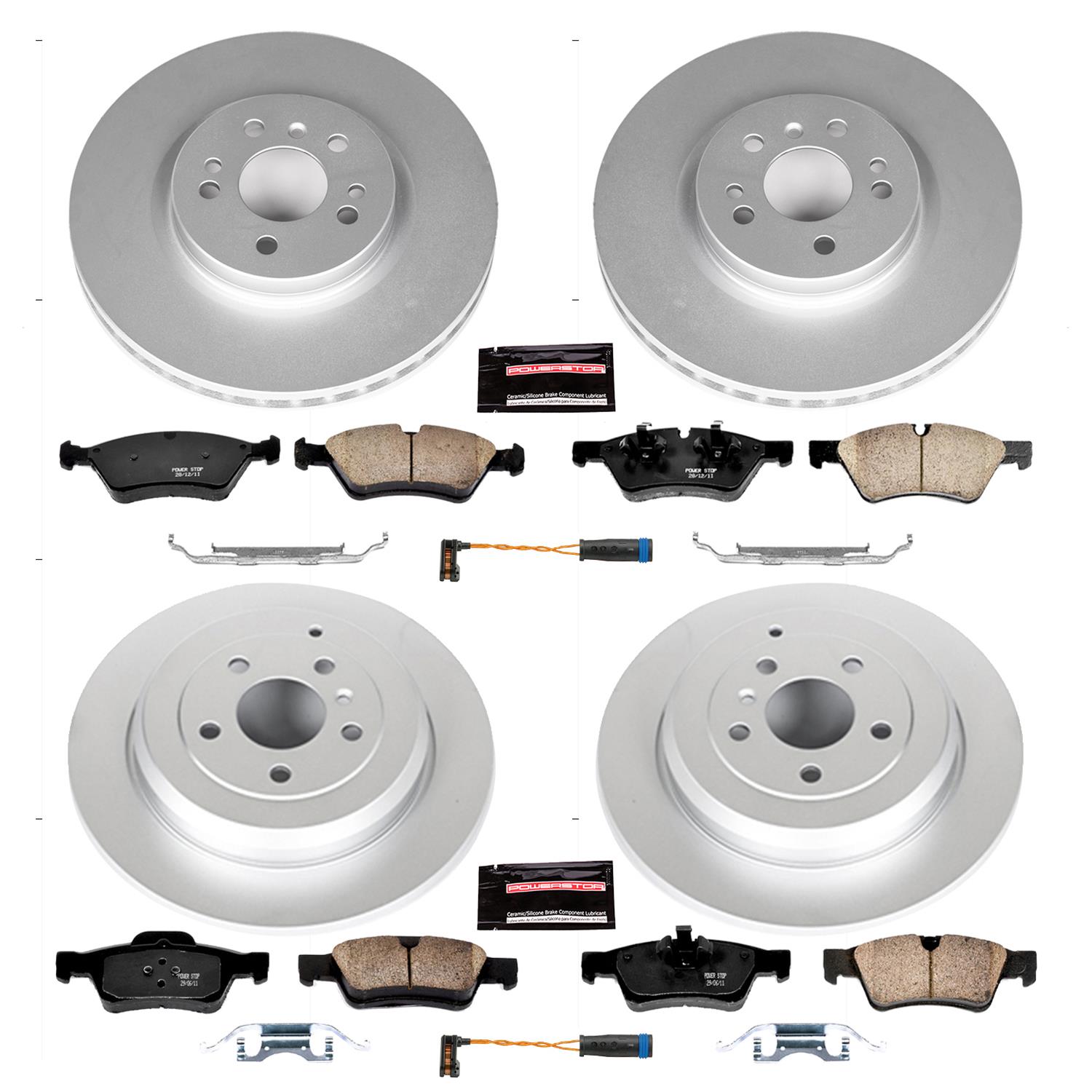 Power Stop 10-11 Mercedes-Benz ML450 Front & Rear Z23 Evolution Sport Coated Brake Kit (1x psbCRK6709, 1x psbCRK6712) thumbnail 5