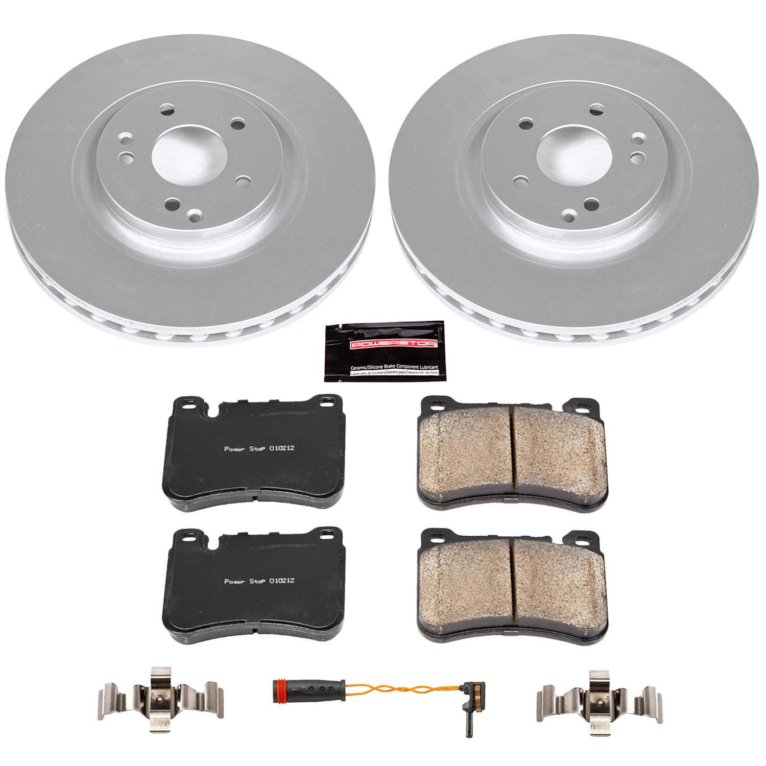 Power Stop 06-08 Mercedes-Benz SLK280 Front & Rear Z23 Evolution Sport Coated Brake Kit (1x psbCRK6713, 1x psbCRK6698) thumbnail 2
