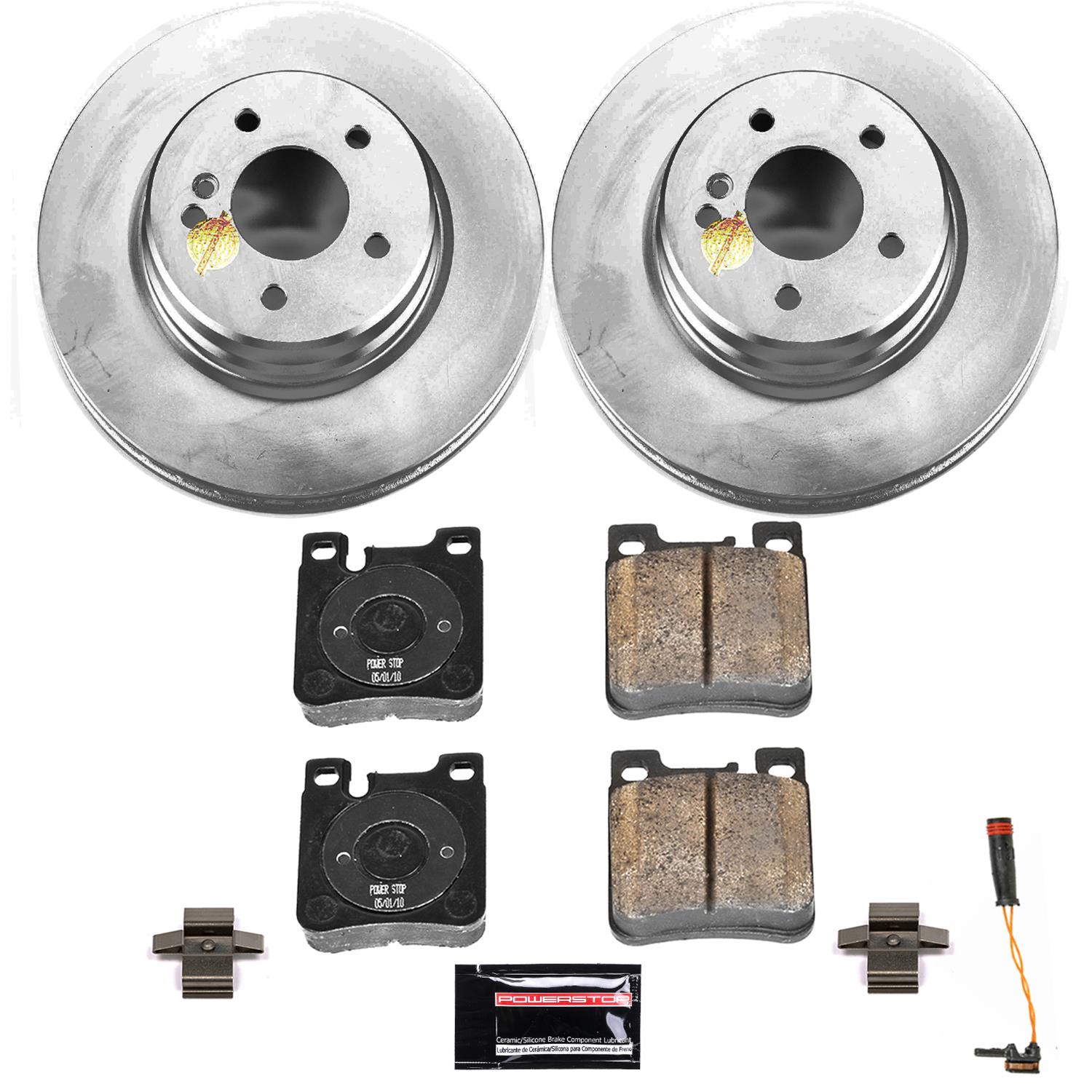 Power Stop 03-06 Mercedes-Benz CLK500 Front & Rear Z23 Evolution Sport Coated Brake Kit (1x psbCRK6718, 1x psbCRK6585) thumbnail 5