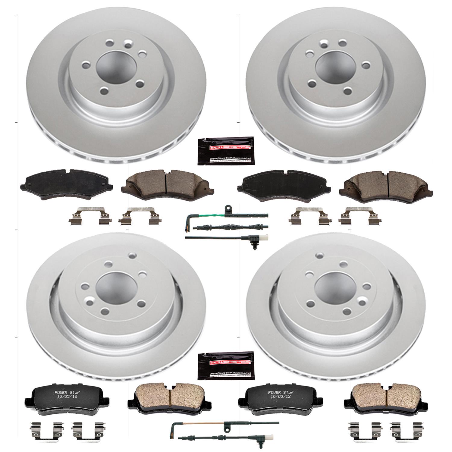Power Stop 2010 Land Rover LR4 Front & Rear Z23 Evolution Sport Coated Brake Kit (1x psbCRK6719, 1x psbCRK6564) thumbnail 4