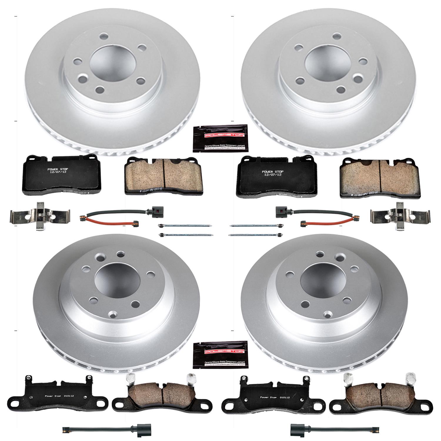 Power Stop 11-17 Volkswagen Touareg Front & Rear Z23 Evolution Sport Coated Brake Kit (1x psbCRK4656, 1x psbCRK5979) thumbnail 4