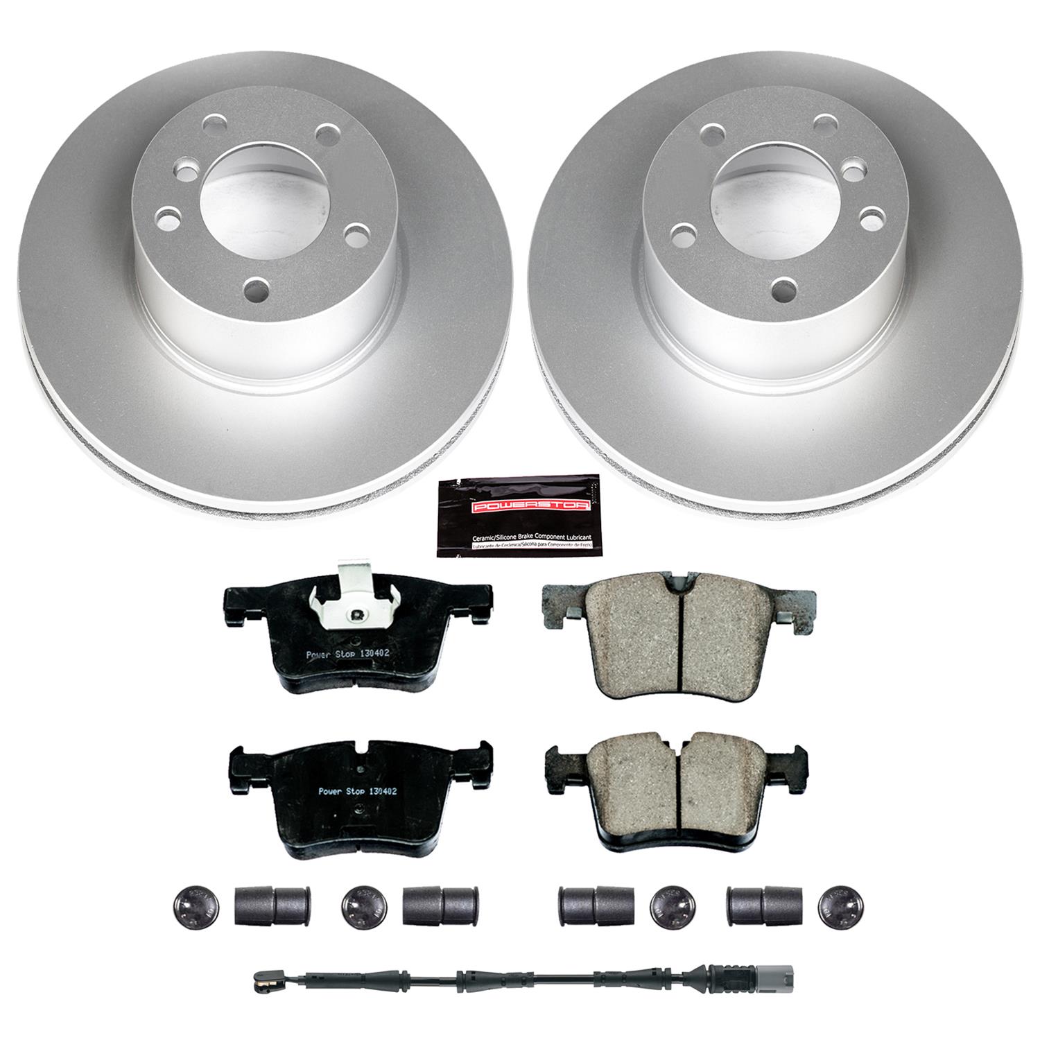 Power Stop 13-18 BMW 320i xDrive Front & Rear Z23 Evolution Sport Coated Brake Kit (1x psbCRK6743, 1x psbCRK6852) thumbnail 5