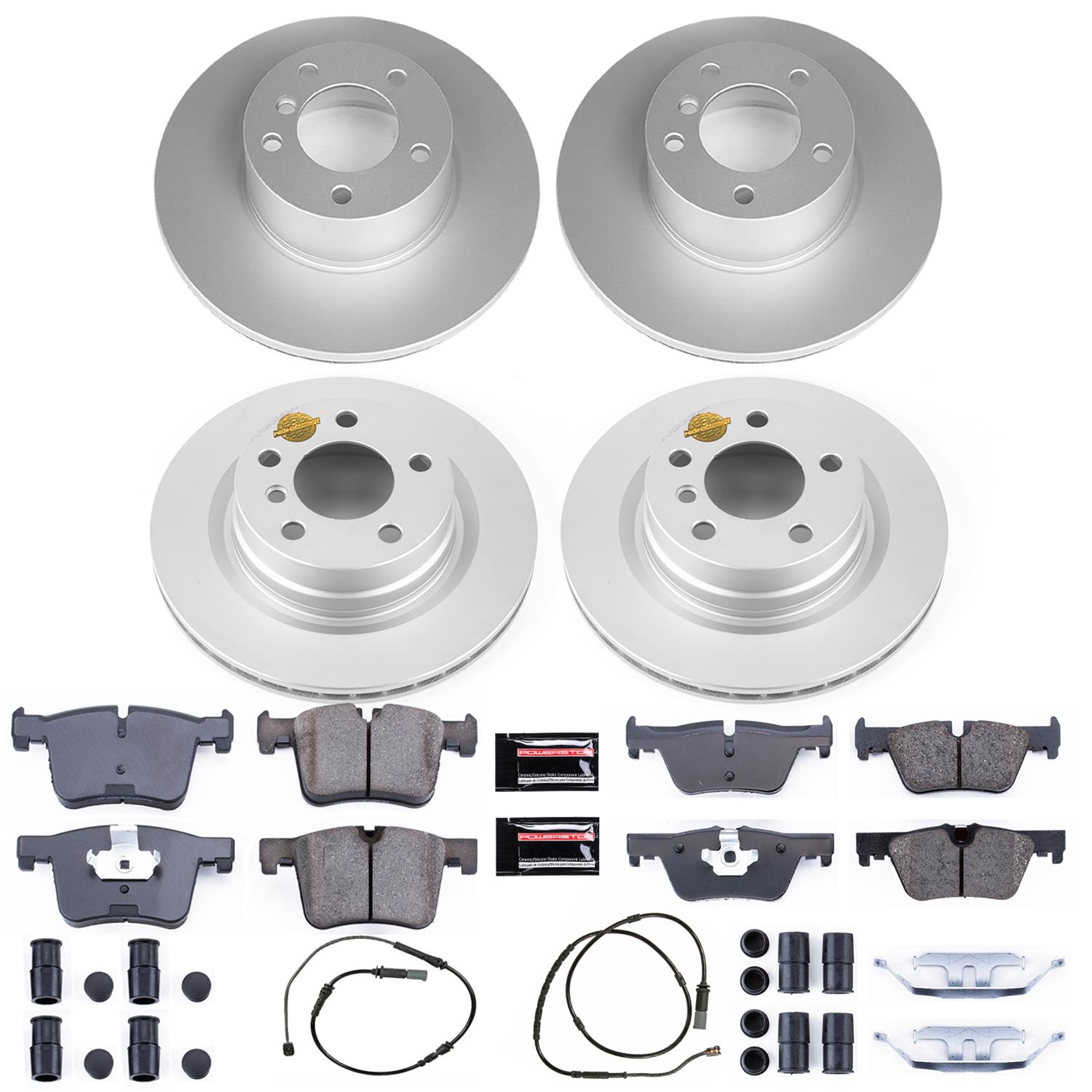 Power Stop 14-16 BMW 228i Front & Rear Z23 Evolution Sport Coated Brake Kit (1x psbCRK6656, 1x psbCRK6743) thumbnail 6