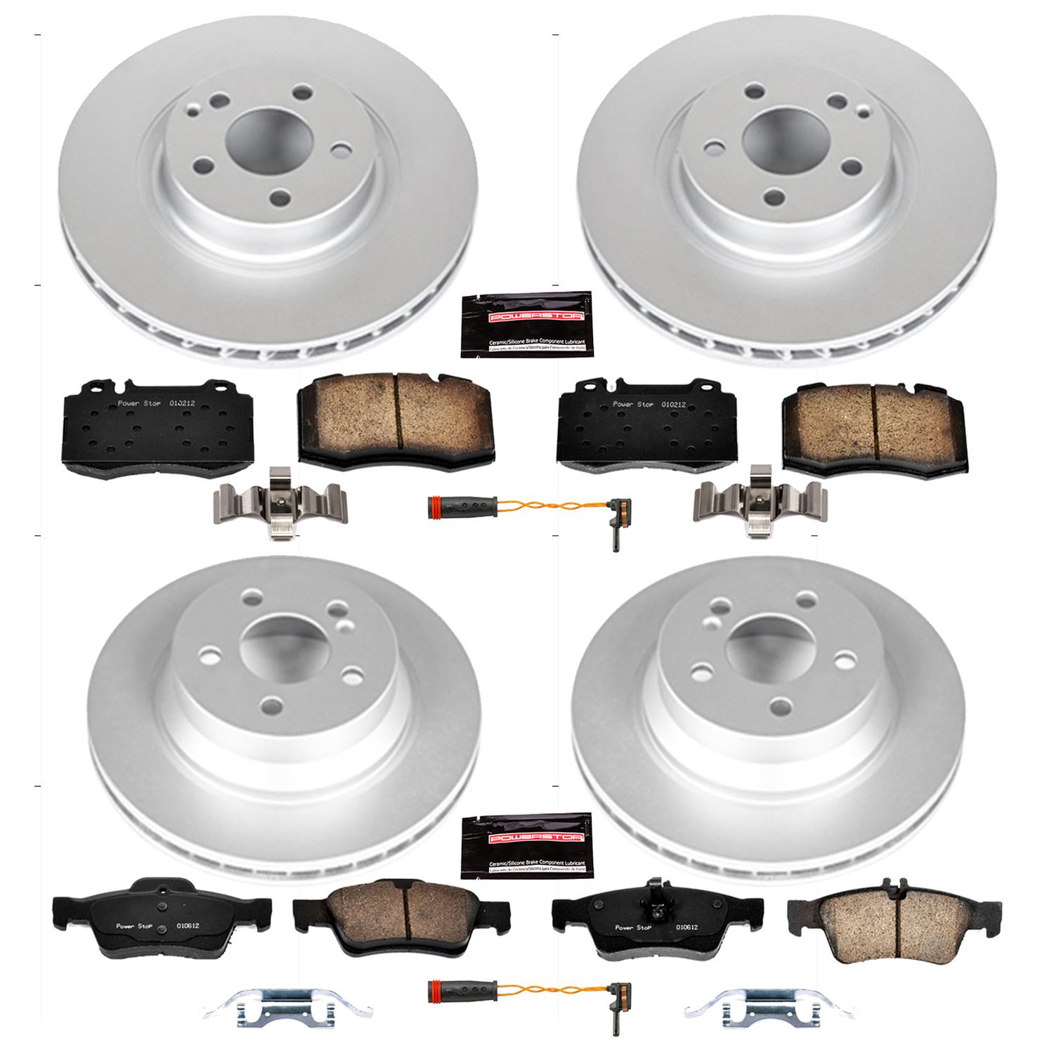 Power Stop 07-09 Mercedes-Benz E550 Front & Rear Z23 Evolution Sport Coated Brake Kit (1x psbCRK6752, 1x psbCRK6359) thumbnail 4