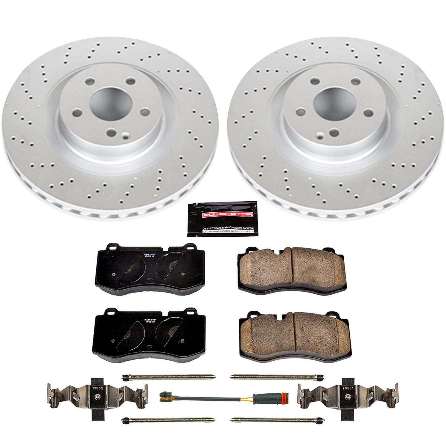Power Stop CRK6993 rear Z17 Evolution Geomet Coated Brake Kit