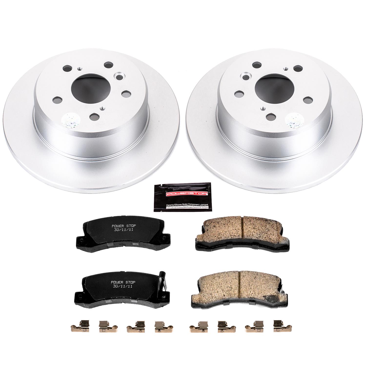 Power Stop 99-01 Lexus RX300 Front & Rear Z17 Evolution Geomet Coated Brake Kit (1x psbCRK1135, 1x psbCRK6784) thumbnail 8