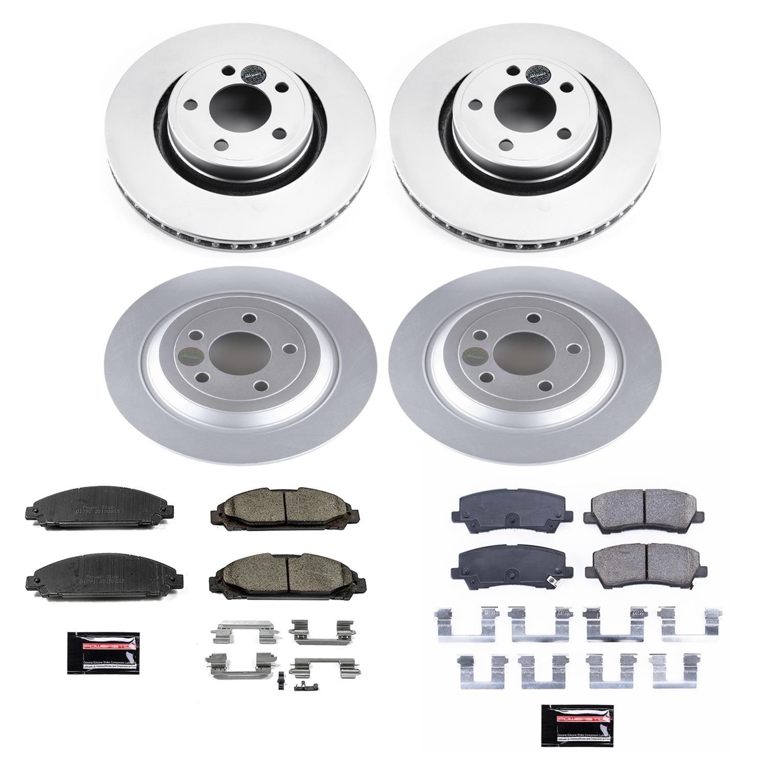 Power Stop 15-19 Ford Mustang Front & Rear Z17 Evolution Geomet Coated Brake Kit (1x psbCRK6809, 1x psbCRK6813) thumbnail 4