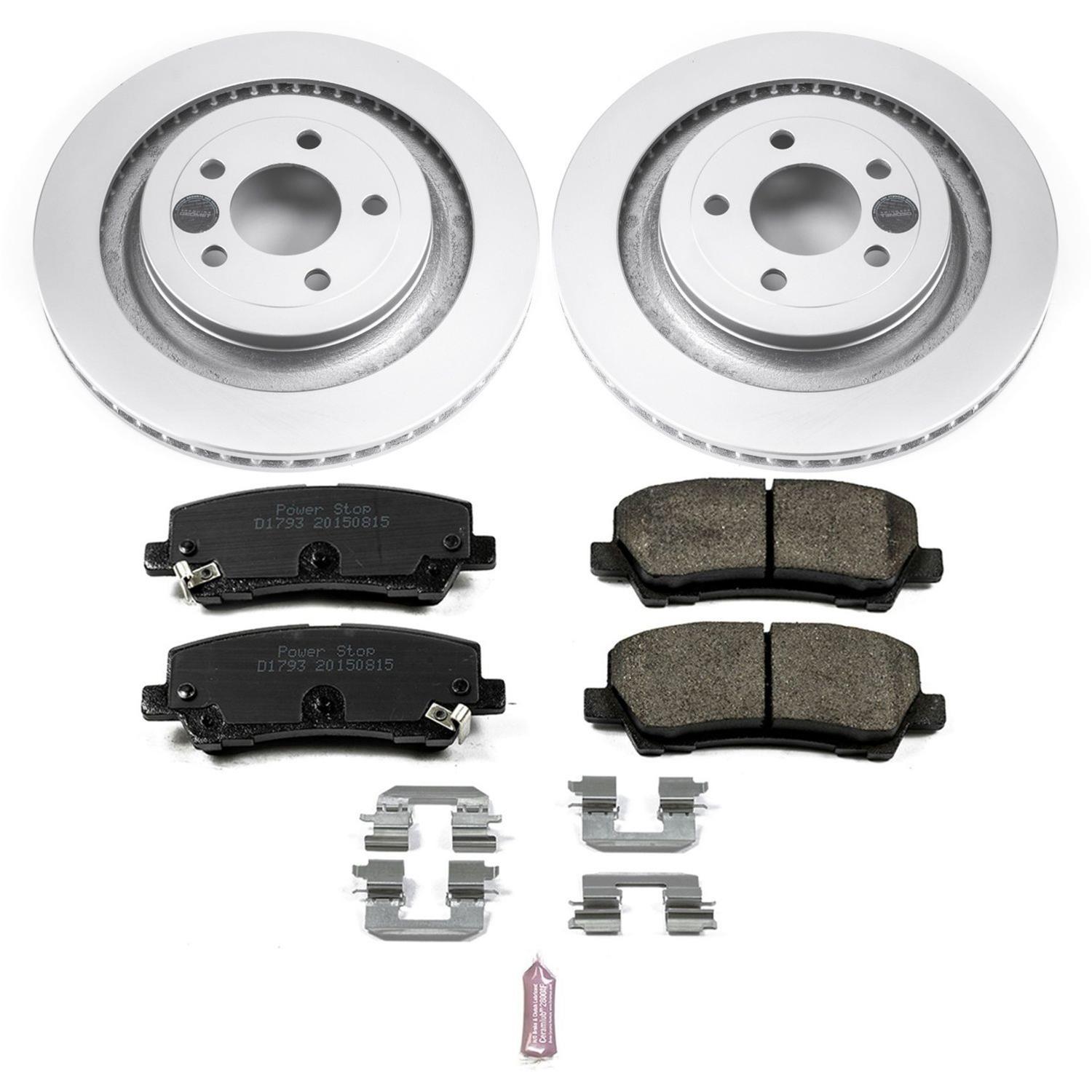 Power Stop 15-19 Ford Mustang Front & Rear Z17 Evolution Geomet Coated Brake Kit (1x psbCRK6806, 1x psbCRK6812) thumbnail 6