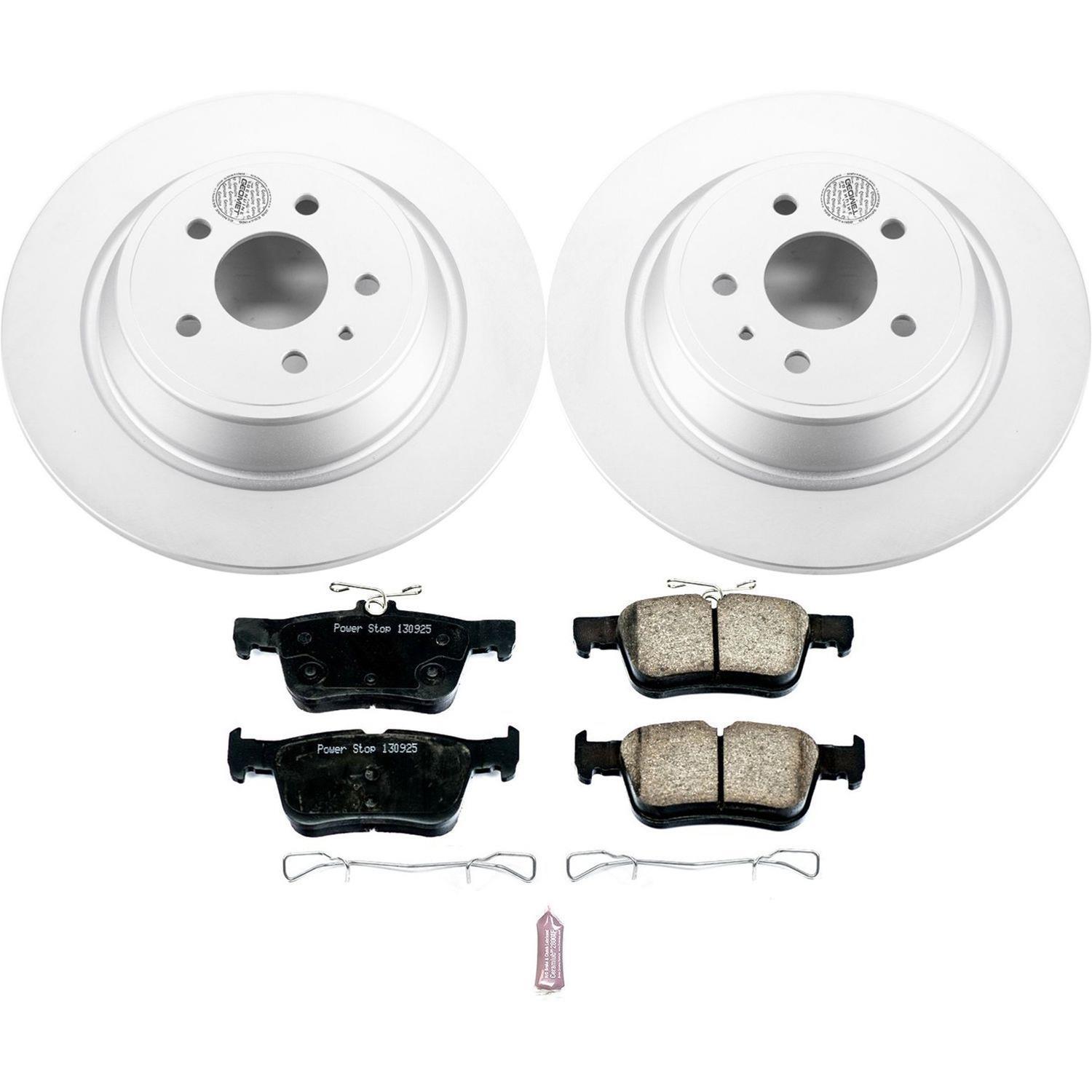 Power Stop 17-19 Lincoln MKC Front & Rear Z23 Evolution Sport Coated Brake Kit (1x psbCRK6817, 1x psbCRK7338) thumbnail 7