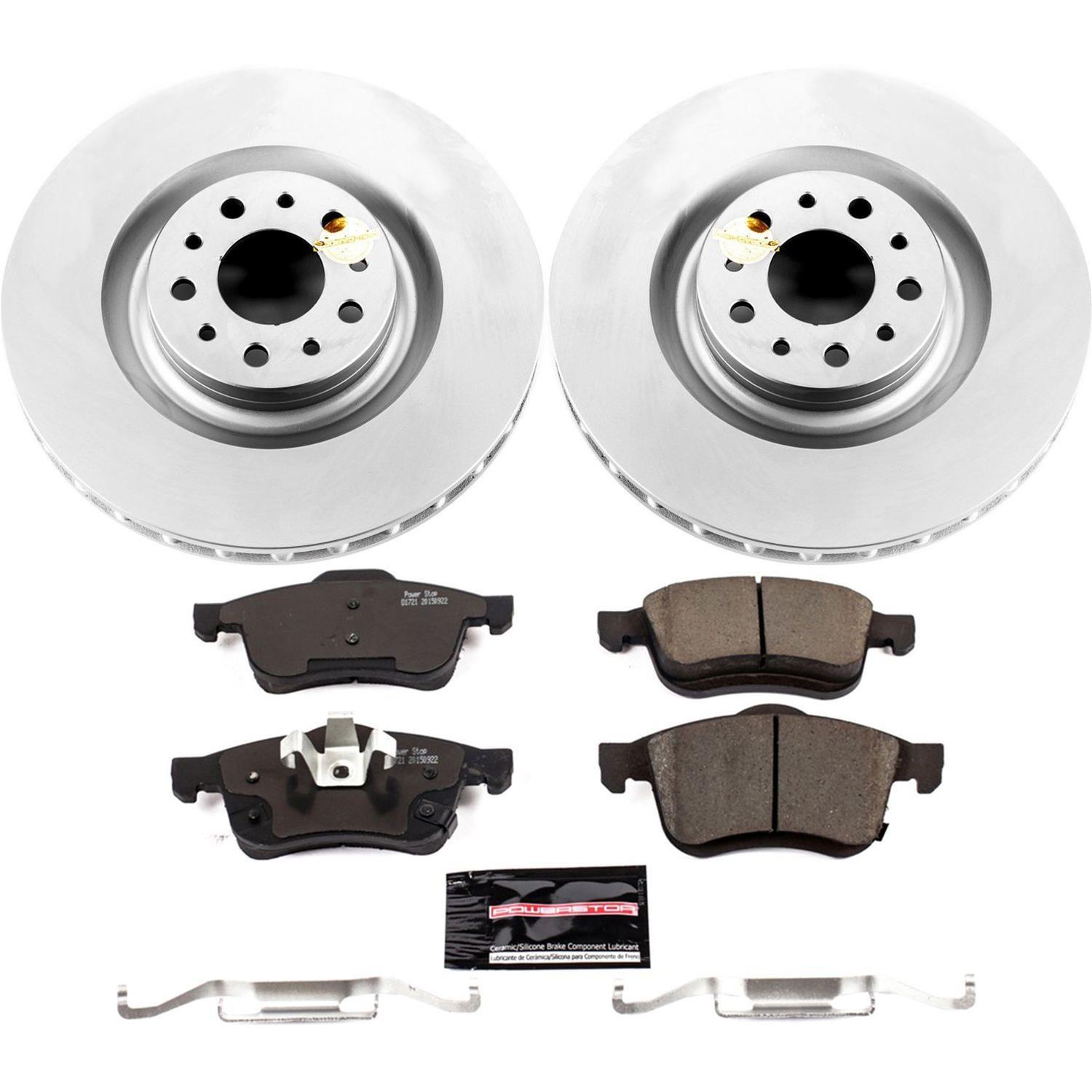 Power Stop 14-19 Fiat 500L Front & Rear Z23 Evolution Sport Coated Brake Kit (1x psbCRK6838, 1x psbCRK6840) thumbnail 4