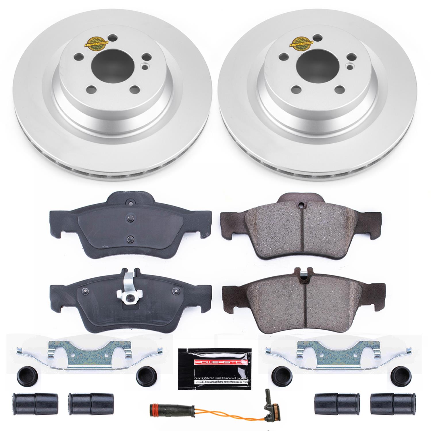 Power Stop 10-11 Mercedes-Benz E550 Front & Rear Z23 Evolution Sport Coated Brake Kit (1x psbCRK6640, 1x psbCRK6881) thumbnail 5