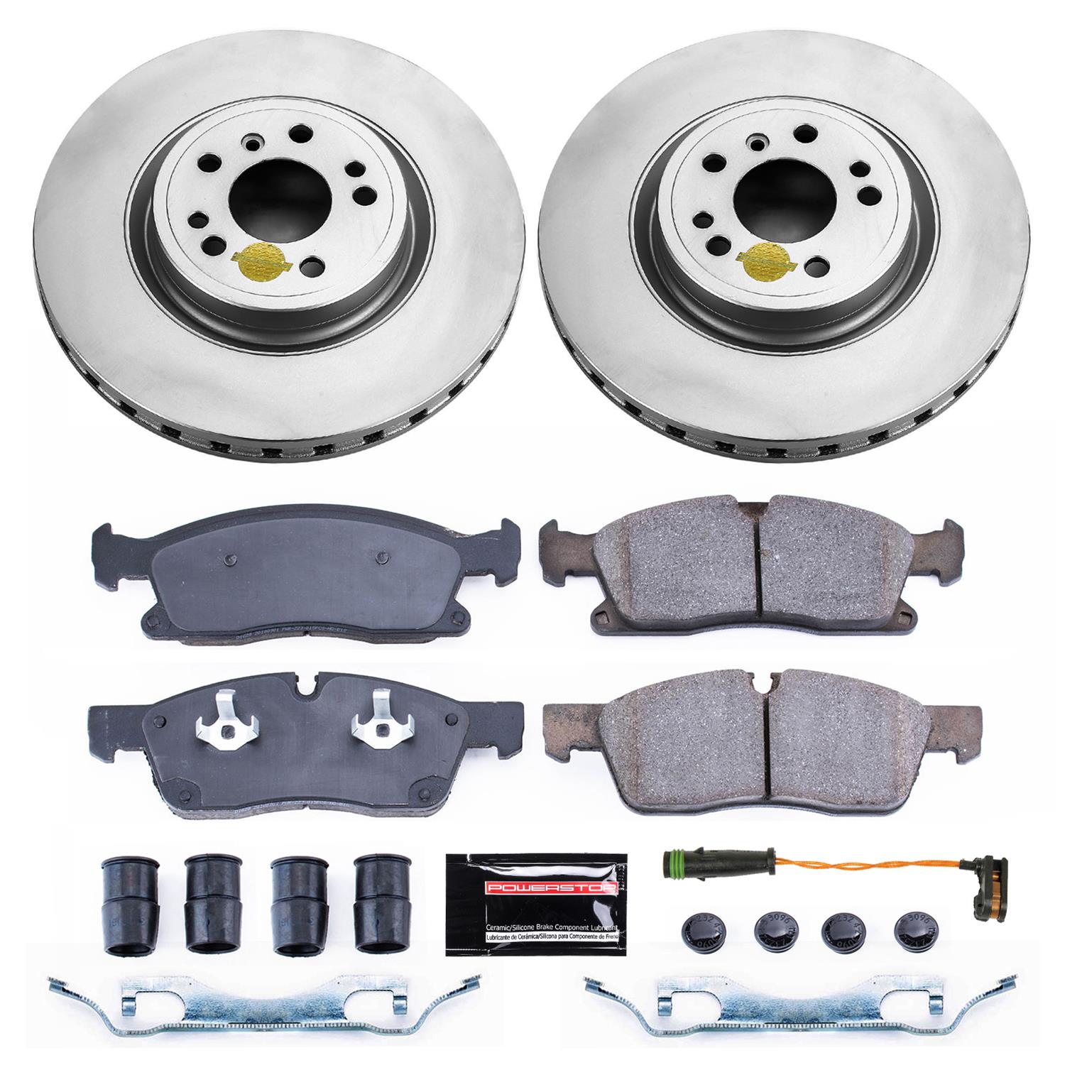 Power Stop 2016 Mercedes-Benz GLE300d Front & Rear Z23 Evolution Sport Coated Brake Kit (1x psbCRK6897, 1x psbCRK7440) thumbnail 4