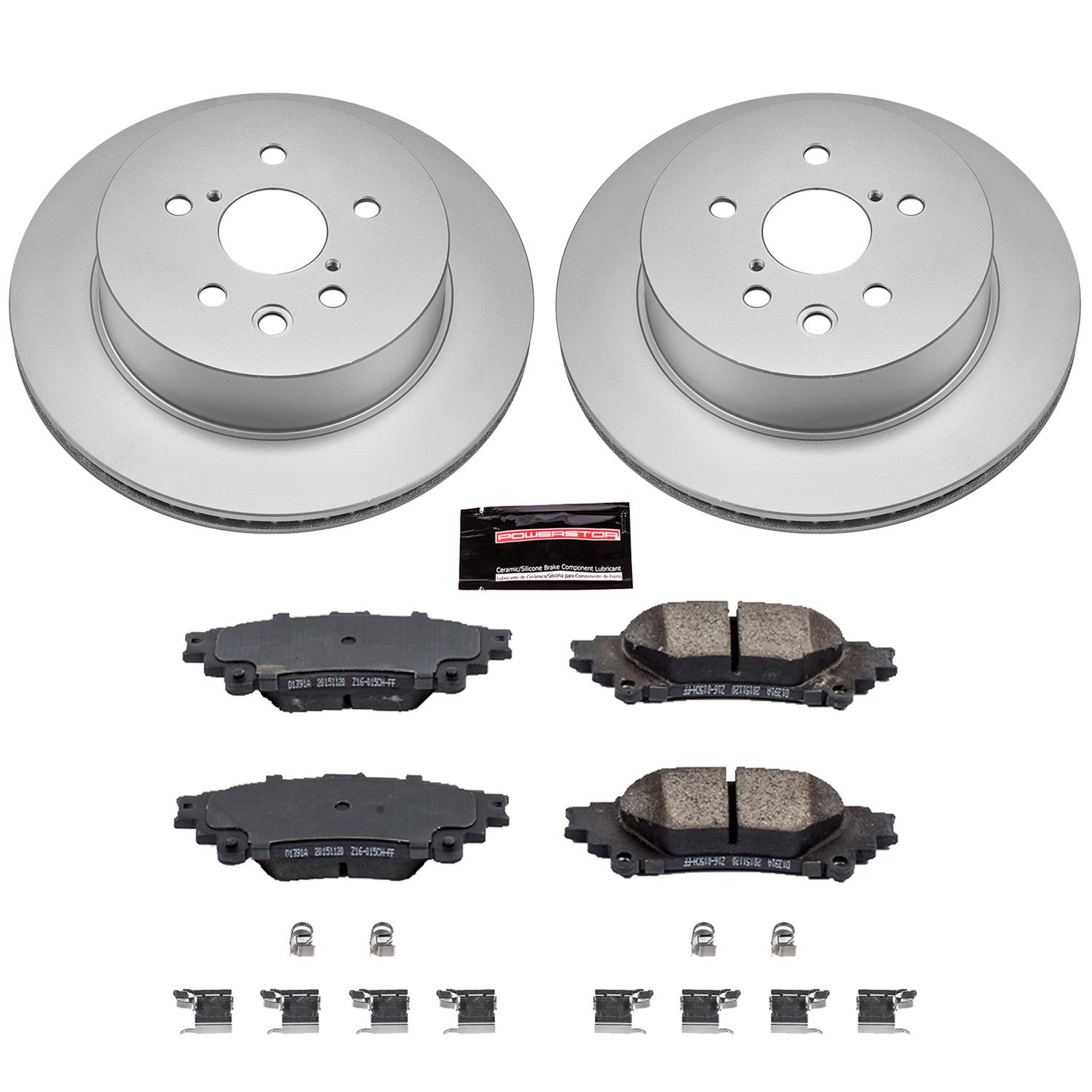 Power Stop 14-15 Lexus IS250 Front & Rear Z17 Evolution Geomet Coated Brake Kit (1x psbCRK6928, 1x psbCRK2406) thumbnail 6