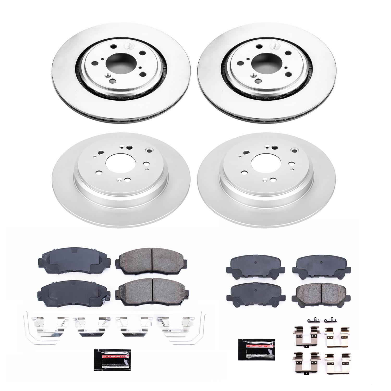 Power Stop 15-17 Honda Odyssey Front & Rear Z17 Evolution Geomet Coated Brake Kit (1x psbCRK4685, 1x psbCRK6959) thumbnail 6