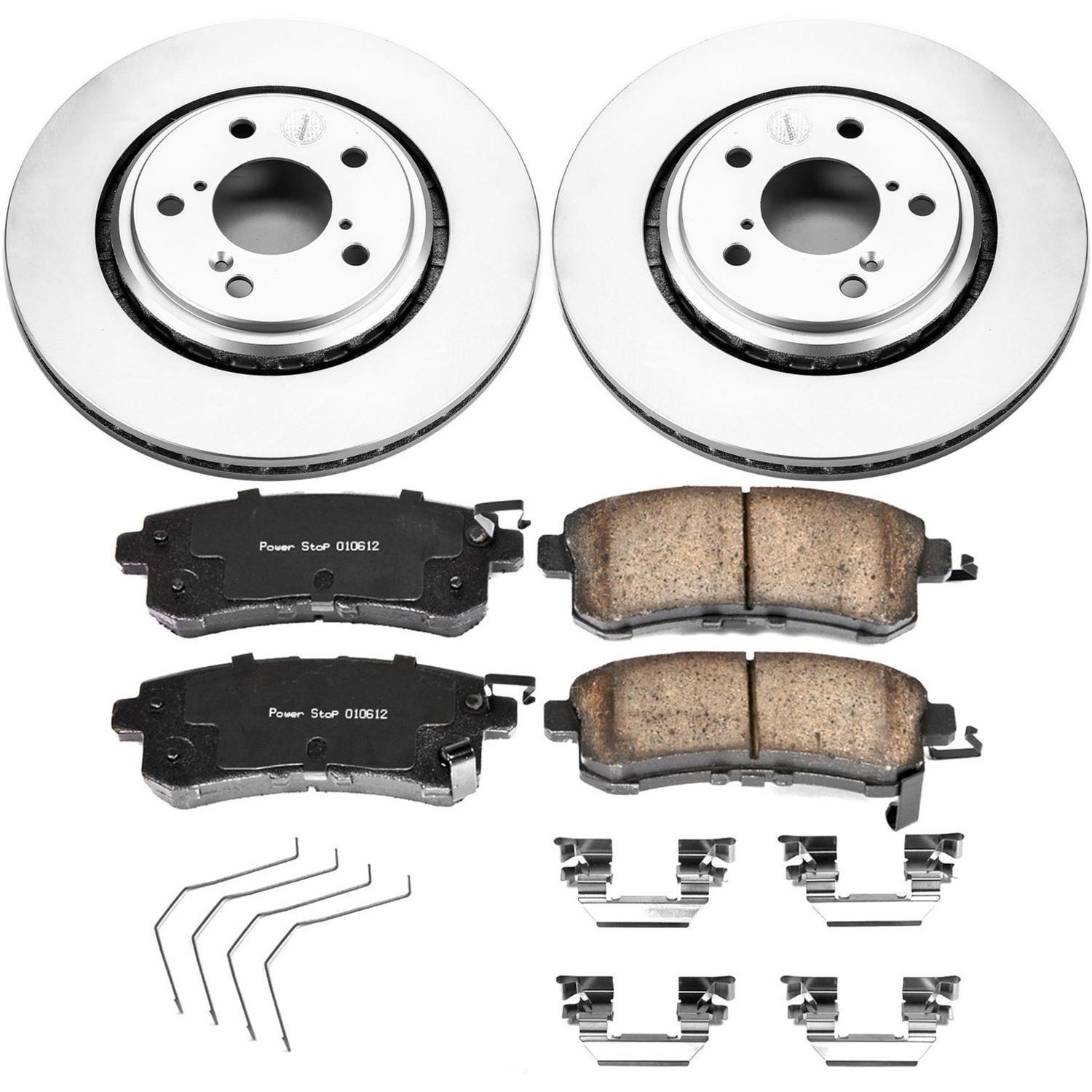 Power Stop 15-17 Honda Odyssey Front & Rear Z17 Evolution Geomet Coated Brake Kit (1x psbCRK4685, 1x psbCRK6959) thumbnail 4