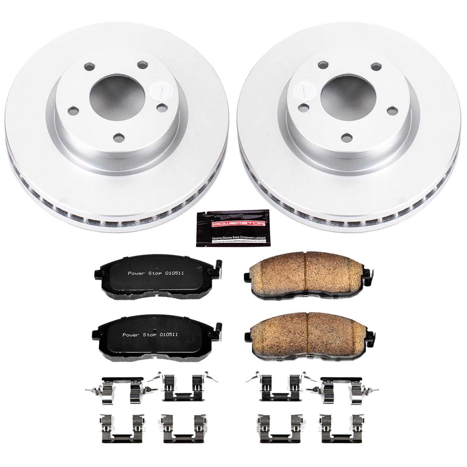 PowerStop CRK8359 PowerStop Z17 Evolution Plus GEOMET Coated Brake