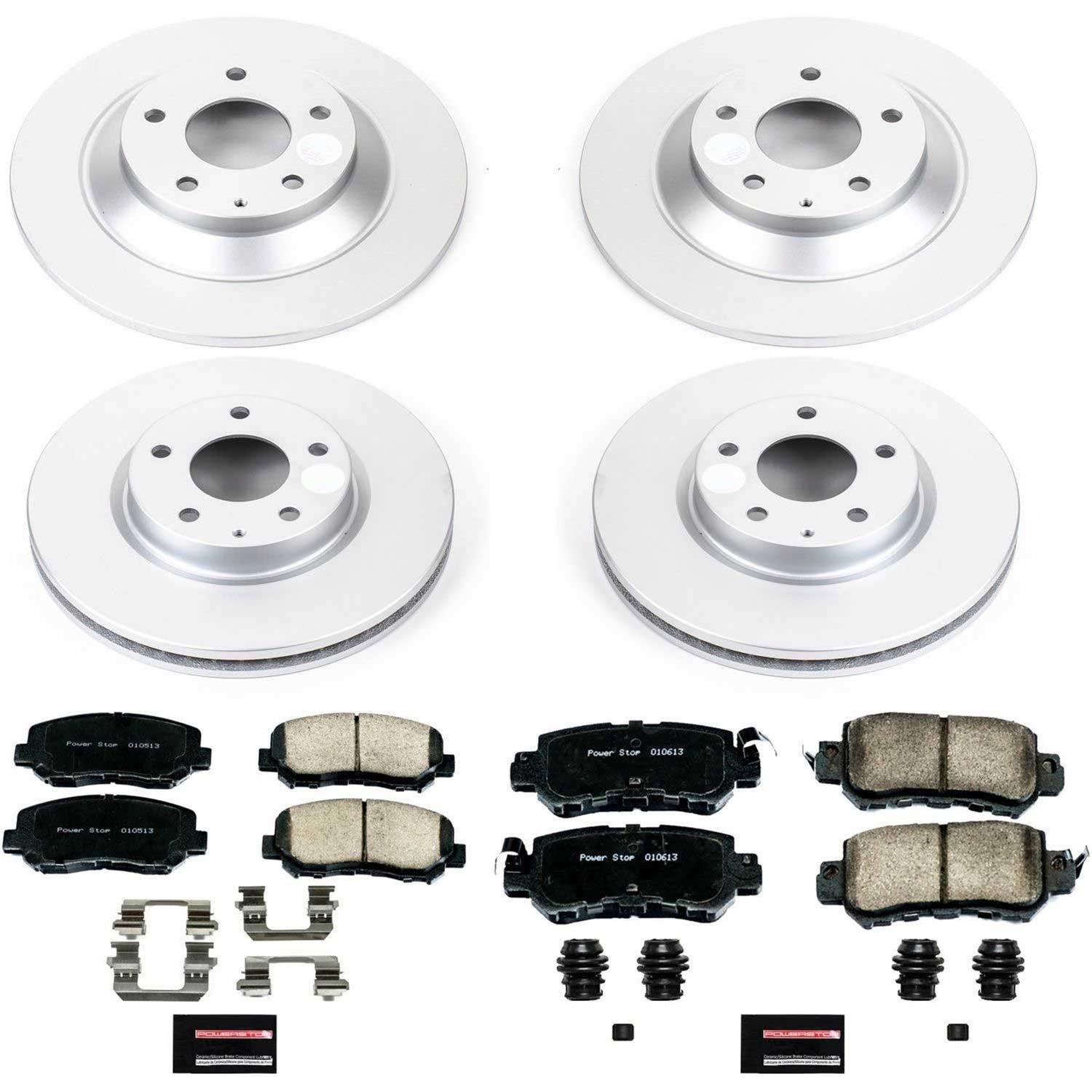 Power Stop 13-15 Mazda CX-5 Front & Rear Z17 Evolution Geomet Coated Brake Kit (1x psbCRK6967, 1x psbCRK6964) thumbnail 4
