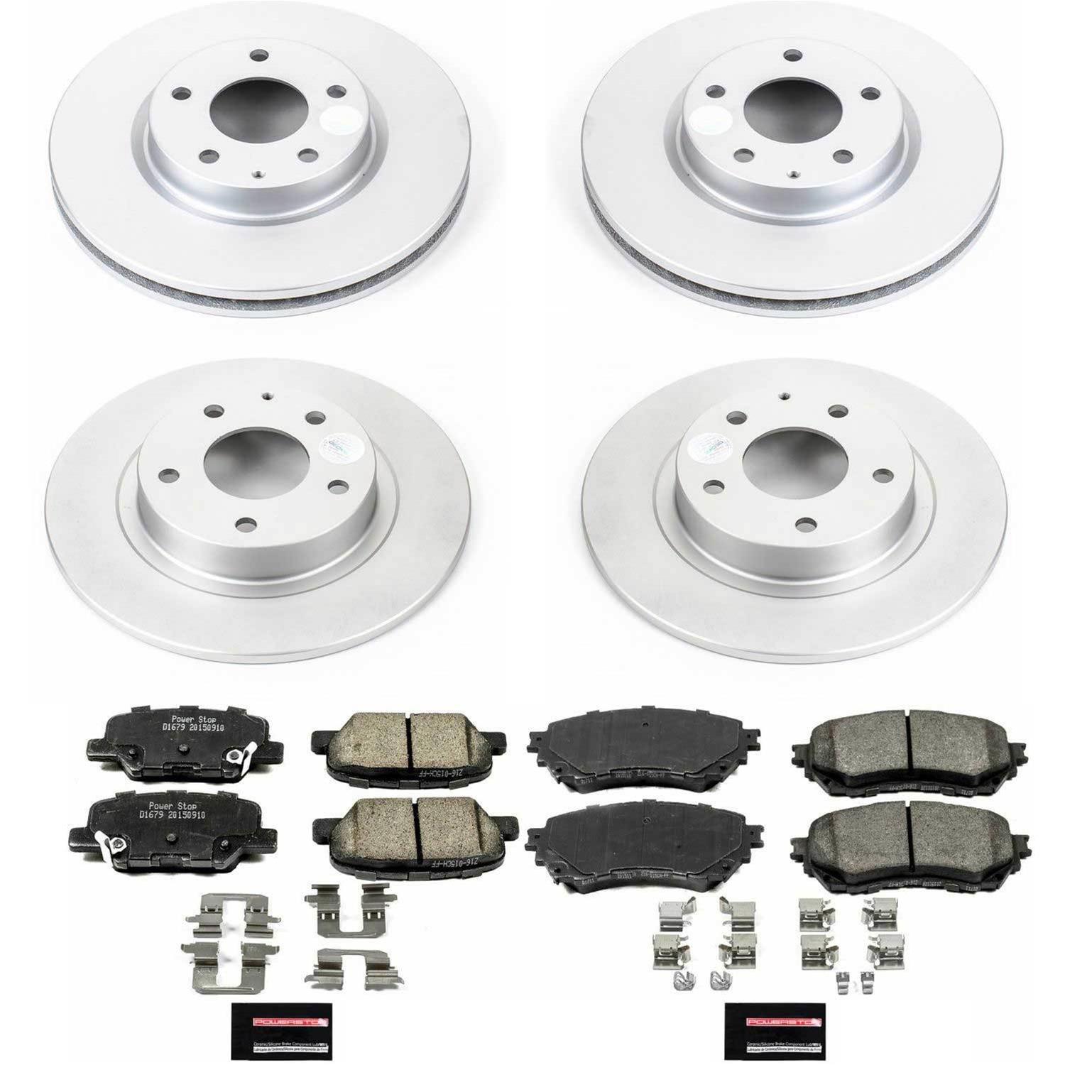 Power Stop 14-15 Mazda 6 Front & Rear Z17 Evolution Geomet Coated Brake Kit (1x psbCRK6968, 1x psbCRK6969) thumbnail 4