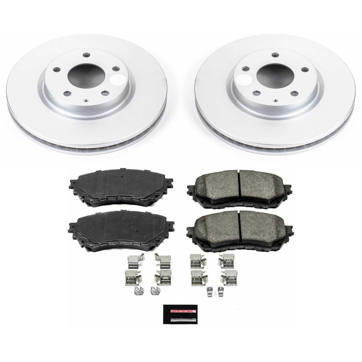 Power Stop 16-18 Mazda 6 Front & Rear Z17 Evolution Geomet Coated Brake Kit (1x psbCRK8068, 1x psbCRK6968) thumbnail 8