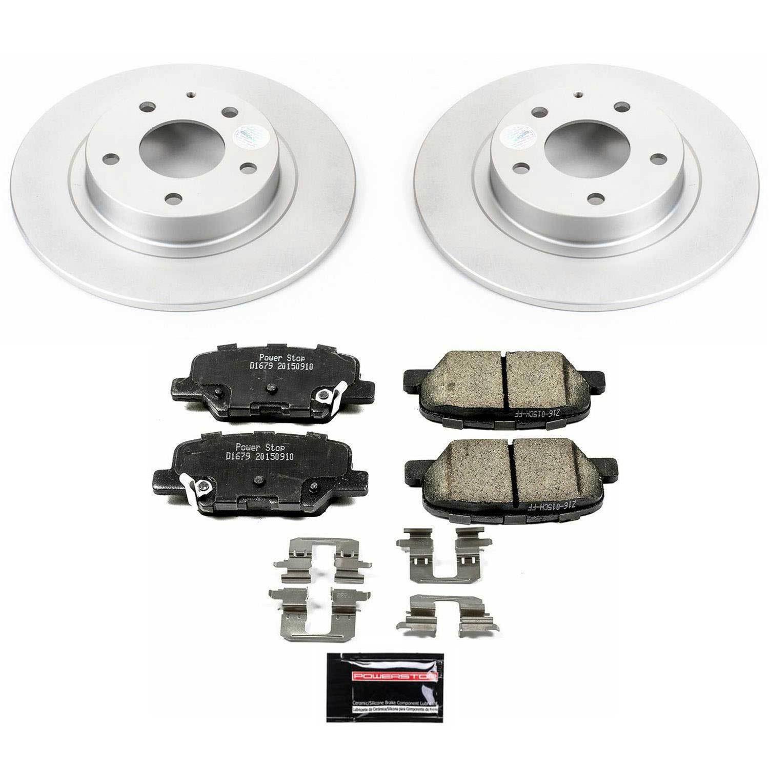 Power Stop 14-15 Mazda 6 Front & Rear Z17 Evolution Geomet Coated Brake Kit (1x psbCRK6968, 1x psbCRK6969) thumbnail 5
