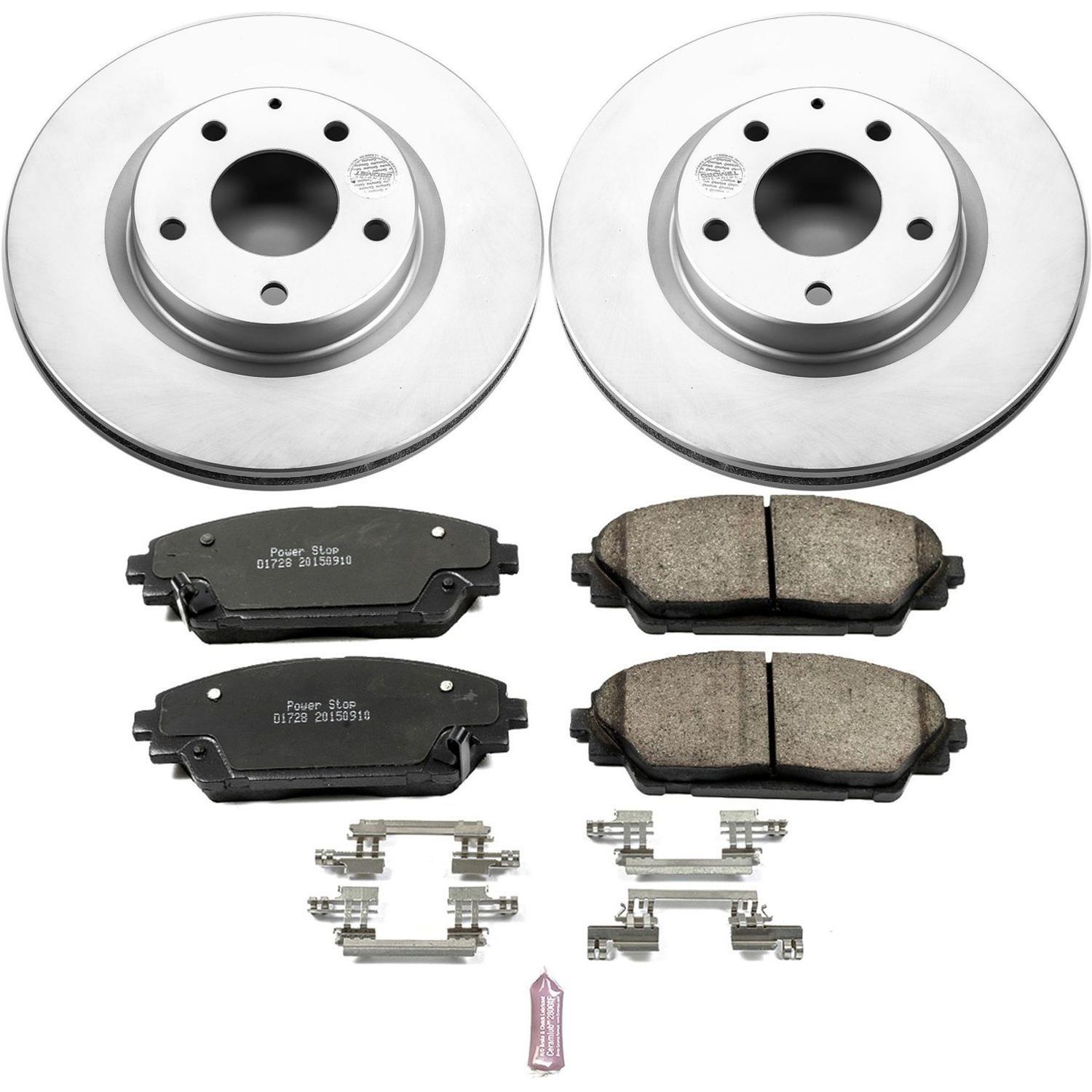 Power Stop 14-16 Mazda 3 Front & Rear Z17 Evolution Geomet Coated Brake Kit (1x psbCRK6963, 1x psbCRK6971) thumbnail 3