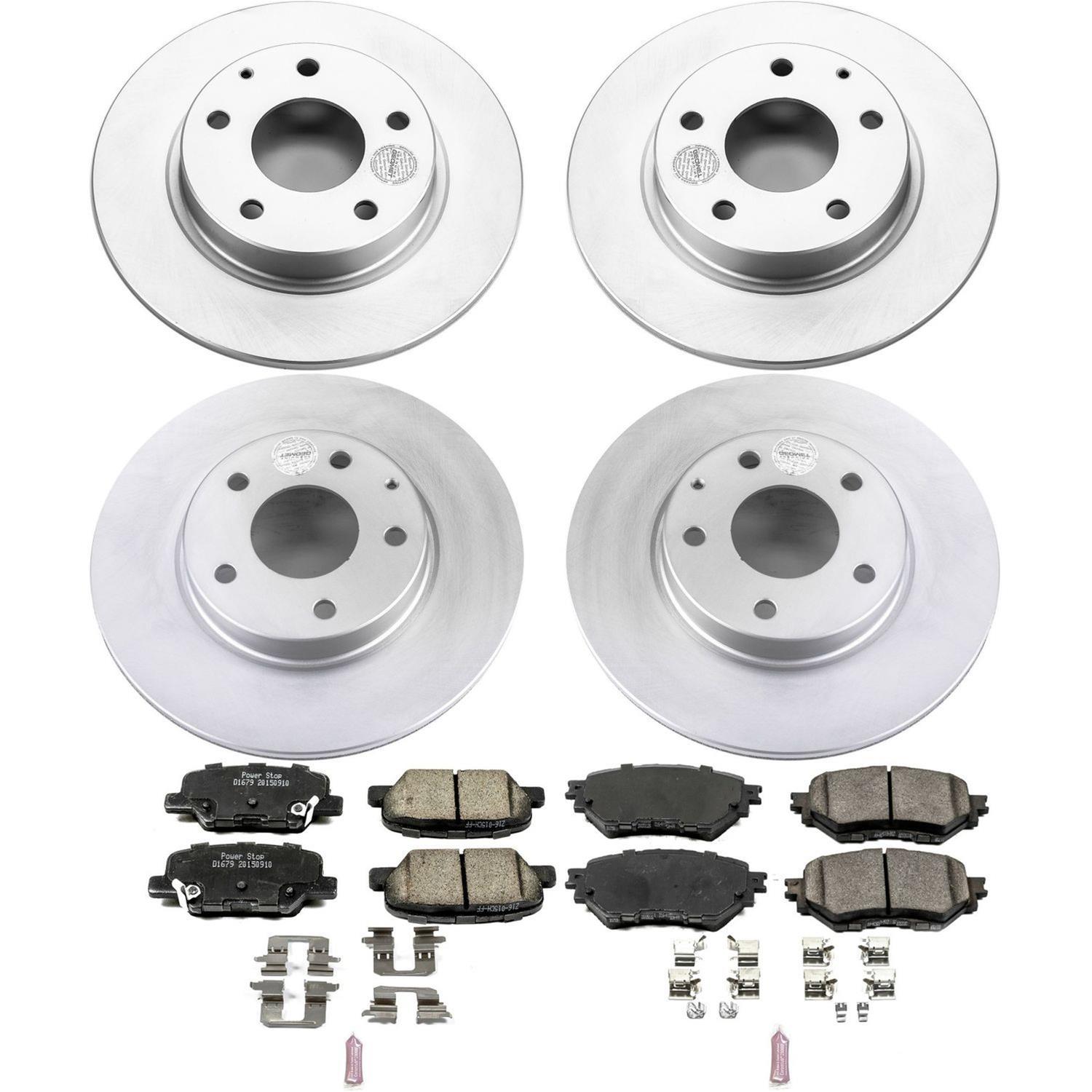 PowerStop CRK6973 PowerStop Z17 Evolution Plus GEOMET Coated Brake