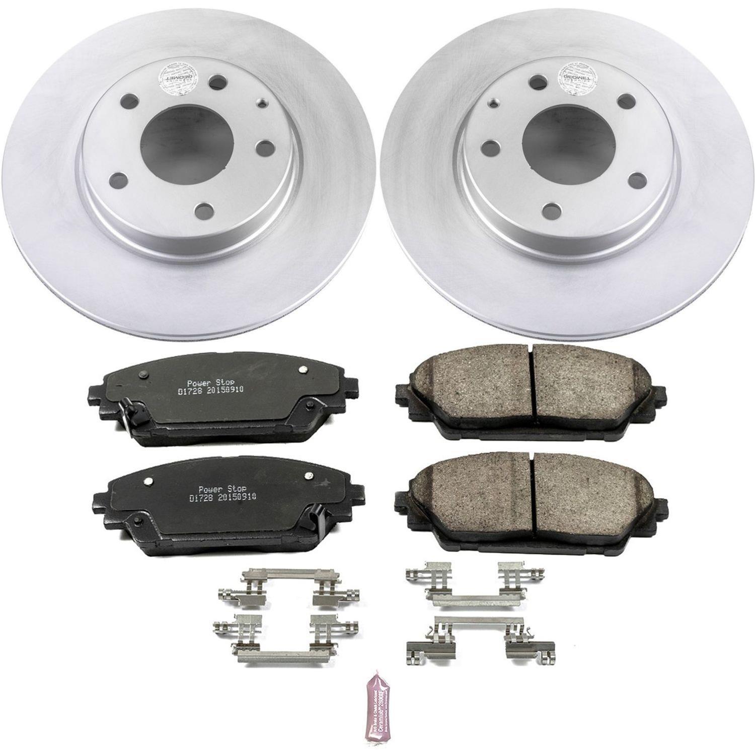 Power Stop 2019 Mazda CX-3 Front & Rear Z17 Evolution Geomet Coated Brake Kit (1x psbCRK7515, 1x psbCRK6974) thumbnail 4