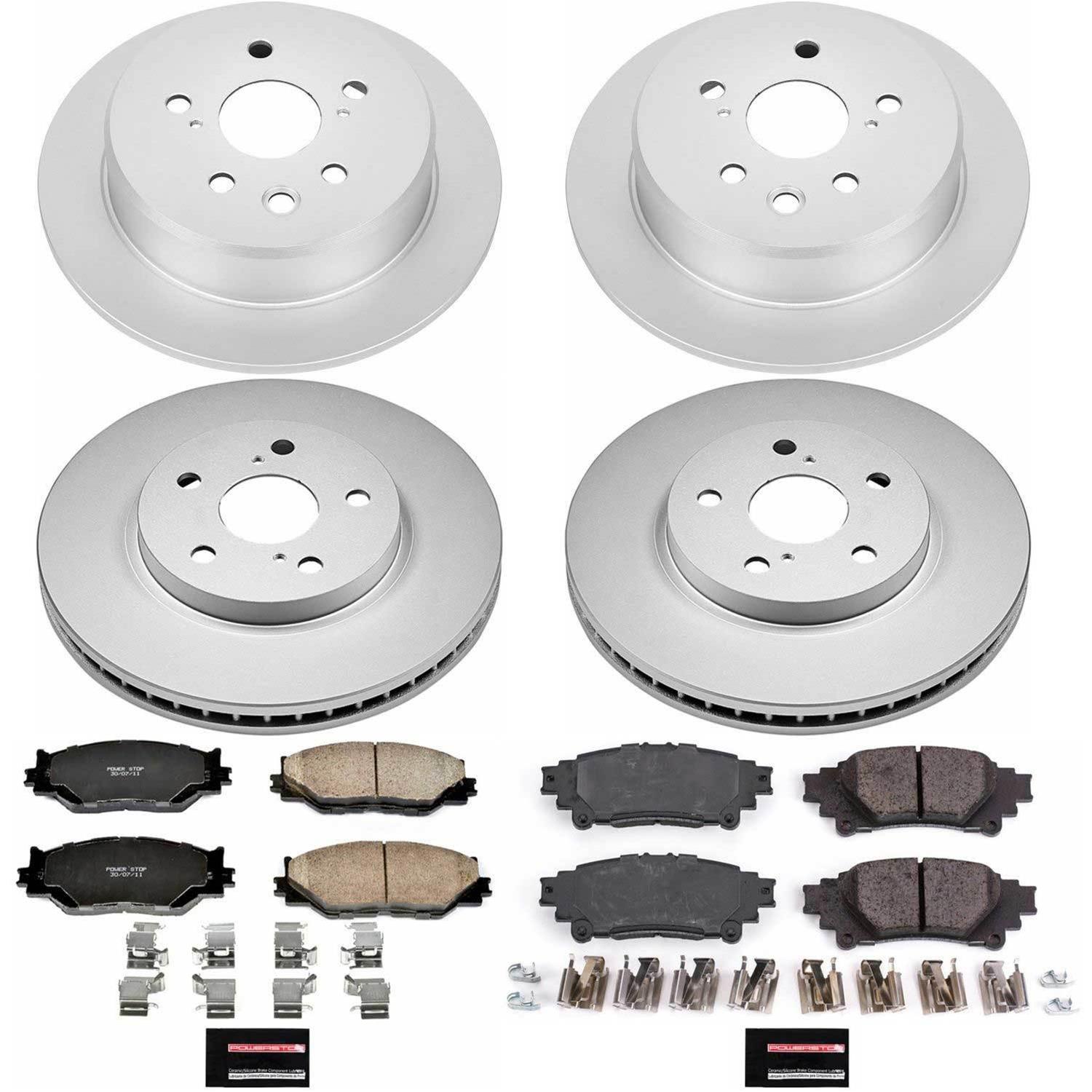 Power Stop 14-15 Lexus IS250 Front & Rear Z17 Evolution Geomet Coated Brake Kit (1x psbCRK2406, 1x psbCRK6930) thumbnail 4