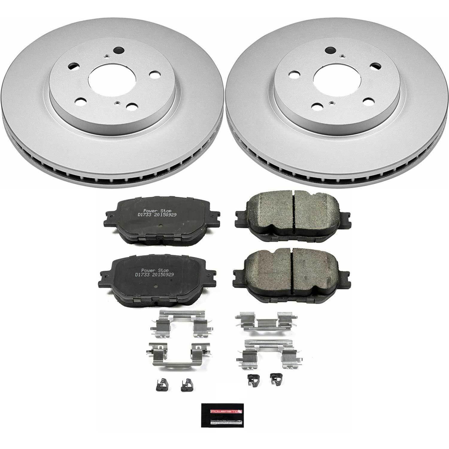 Power Stop 14-15 Lexus IS250 Front & Rear Z17 Evolution Geomet Coated Brake Kit (1x psbCRK6990, 1x psbCRK6930) thumbnail 5
