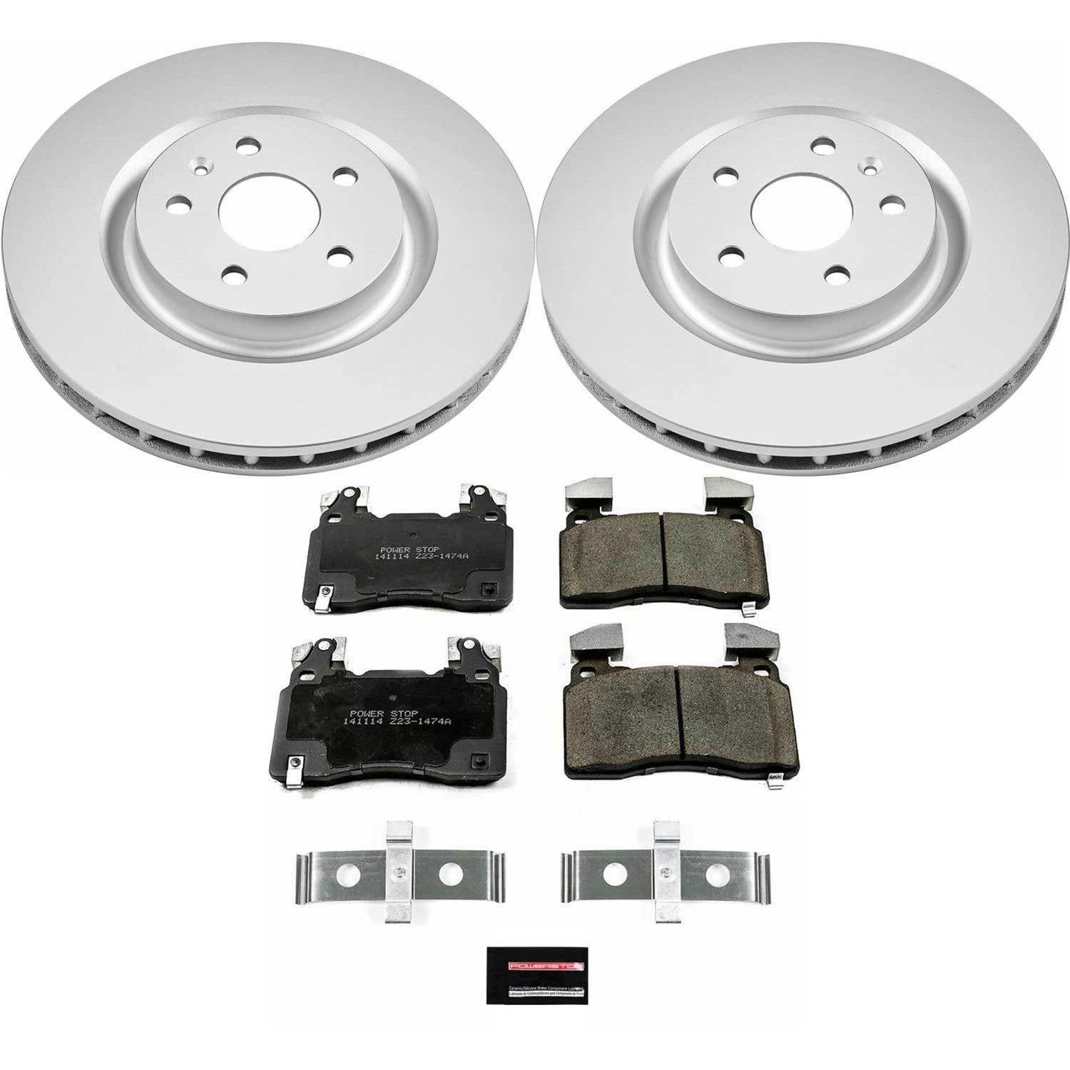 Power Stop 2014 Chevrolet SS Front & Rear Z17 Evolution Geomet Coated Brake Kit (1x psbCRK5528, 1x psbCRK7007) thumbnail 6