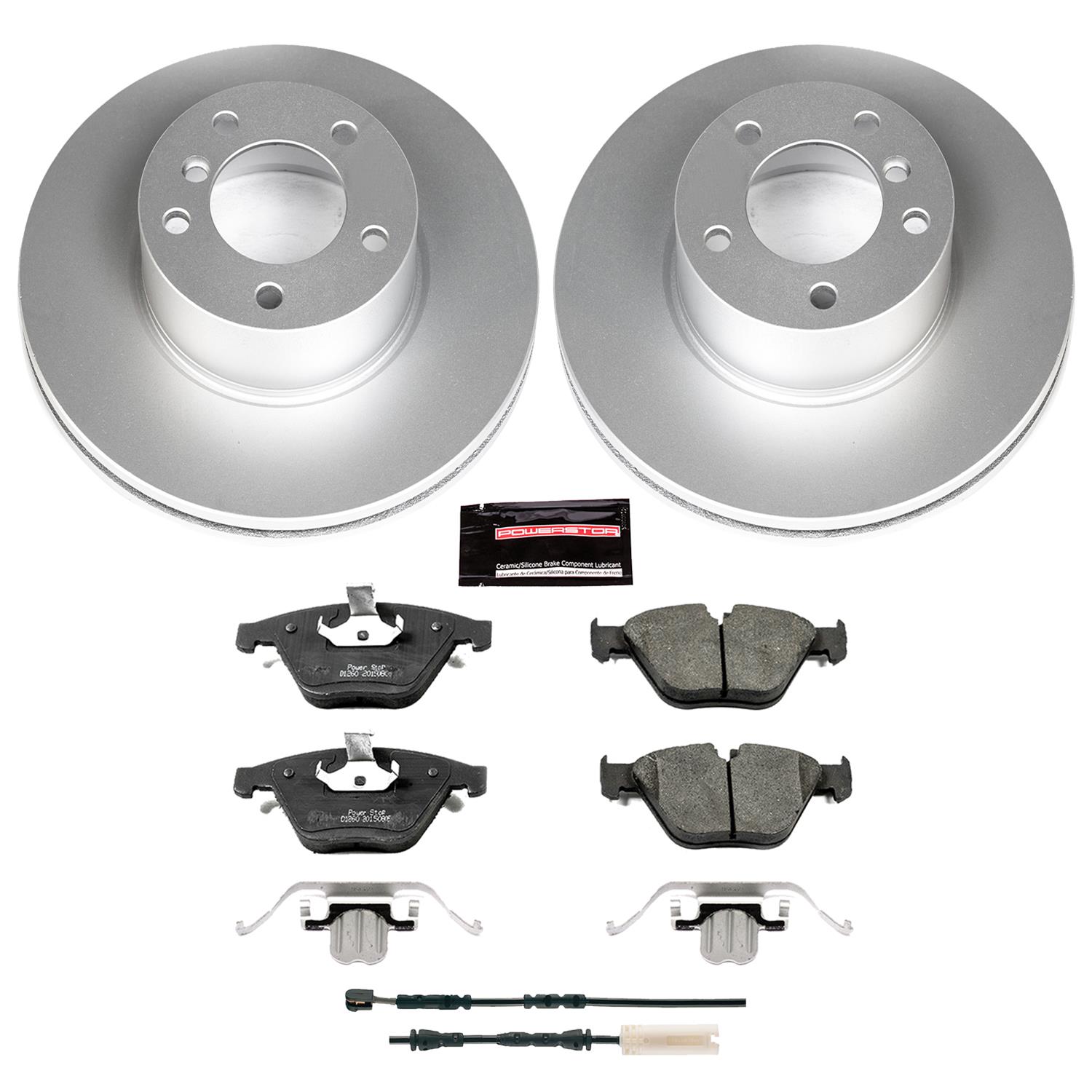 Power Stop 13-15 BMW X1 Front & Rear Z23 Evolution Sport Coated Brake Kit (1x psbCRK7008, 1x psbCRK7026) thumbnail 2