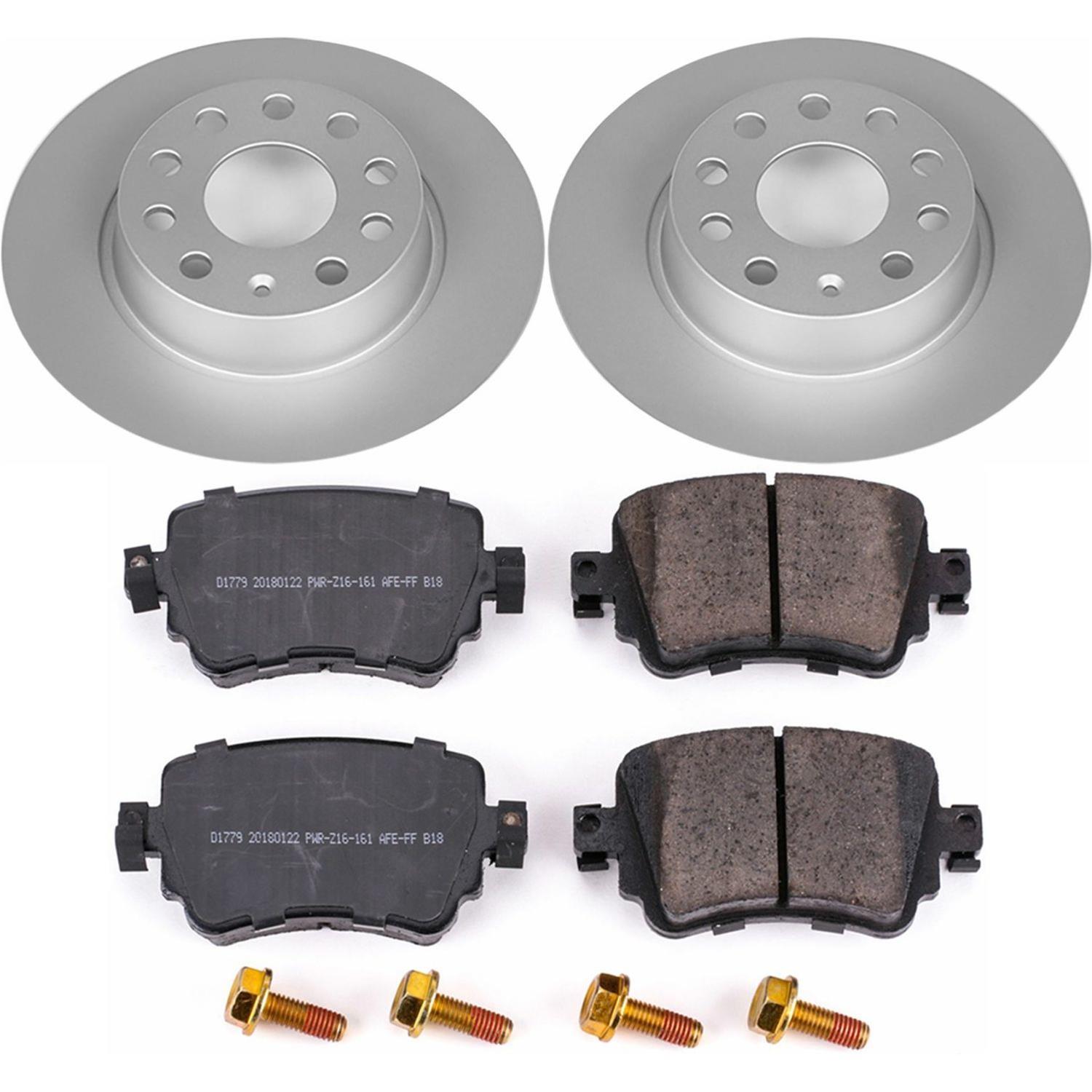 Power Stop 15-18 Volkswagen Passat Front & Rear Z23 Evolution Sport Coated Brake Kit (1x psbCRK7053, 1x psbCRK2963) thumbnail 5