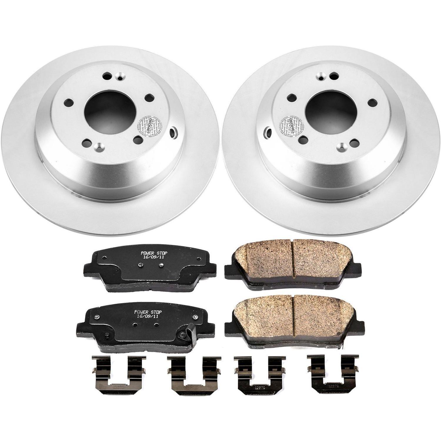 PowerStop CRK7062 PowerStop Z17 Evolution Plus GEOMET Coated Brake