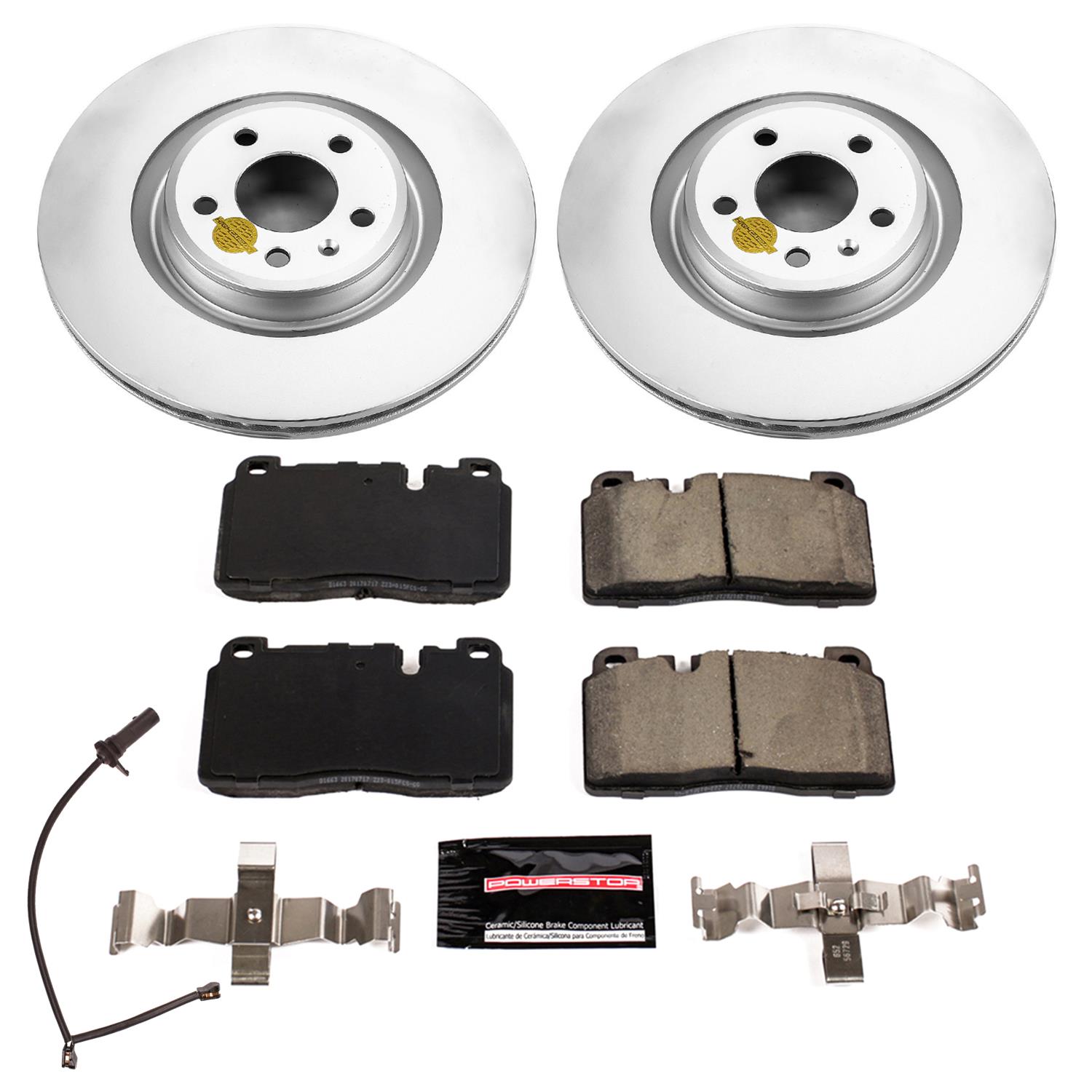 Power Stop 13-17 Audi Q5 Front & Rear Z23 Evolution Sport Coated Brake Kit (1x psbCRK7073, 1x psbCRK5678) thumbnail 5