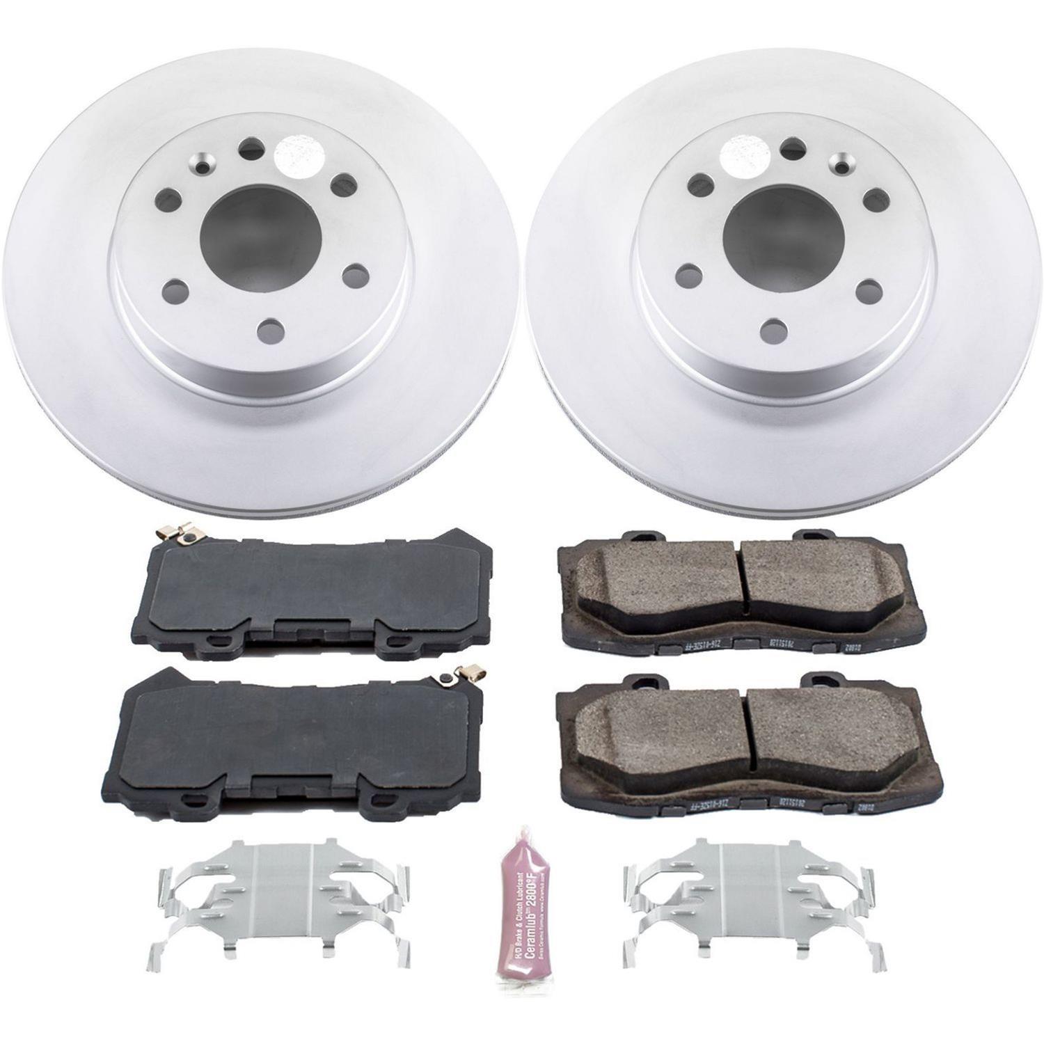 Power Stop 15-18 Chevrolet Colorado Front & Rear Z17 Evolution Geomet Coated Brake Kit (1x psbCRK7126, 1x psbCRK7127) thumbnail 6