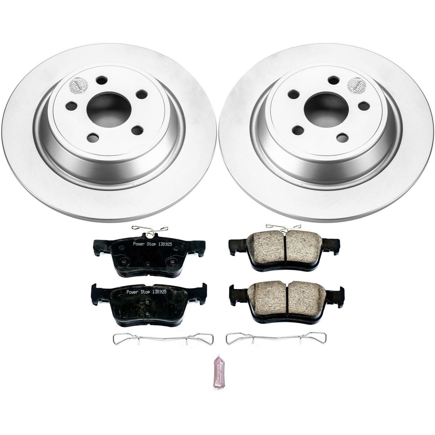 Power Stop 17-20 Lincoln MKZ Front and Rear Z17 Coated Brake Kit (1x psbCRK7144, 1x psbCRK8960) thumbnail 8