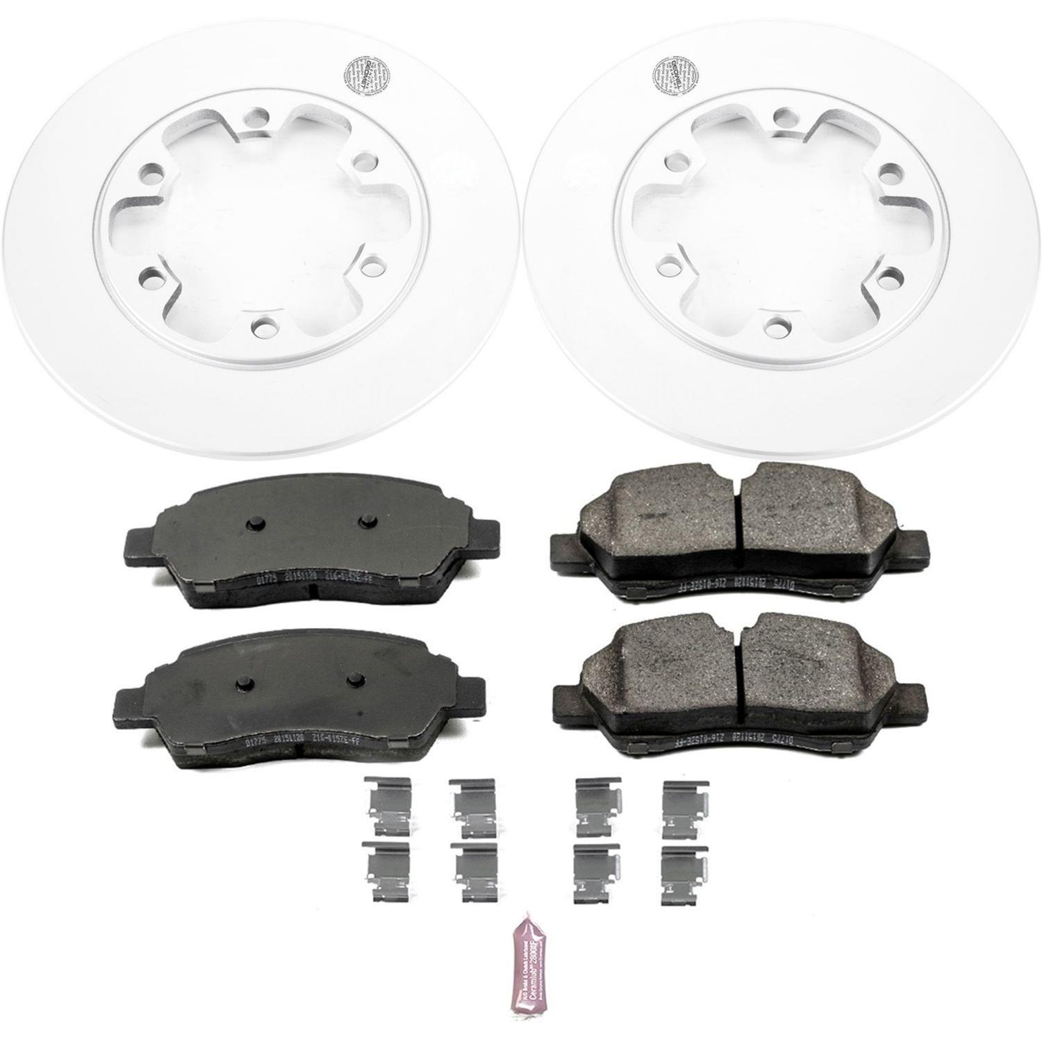 Power Stop 15-18 Ford Transit-350 HD Front & Rear Z17 Evolution Geomet Coated Brake Kit (1x psbCRK7148, 1x psbCRK7149) thumbnail 6