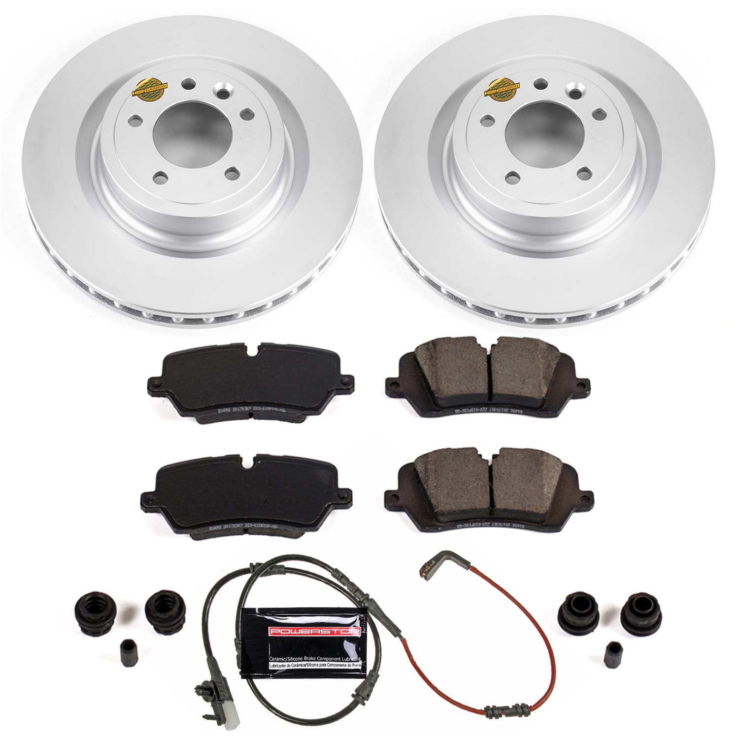 Power Stop 2017 Land Rover Discovery Front & Rear Z23 Evolution Sport Coated Brake Kit (1x psbCRK7174, 1x psbCRK7079) thumbnail 4