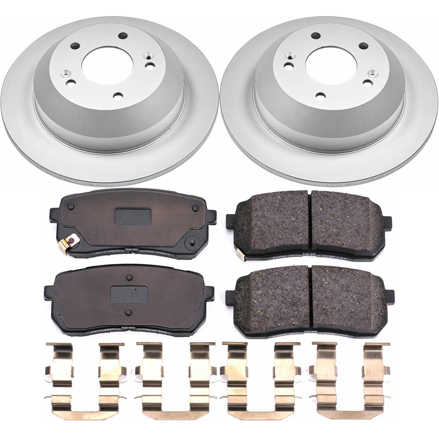 Power Stop 15-19 Kia Sedona Front & Rear Z17 Evolution Geomet Coated Brake Kit (1x psbCRK7218, 1x psbCRK7213) thumbnail 4