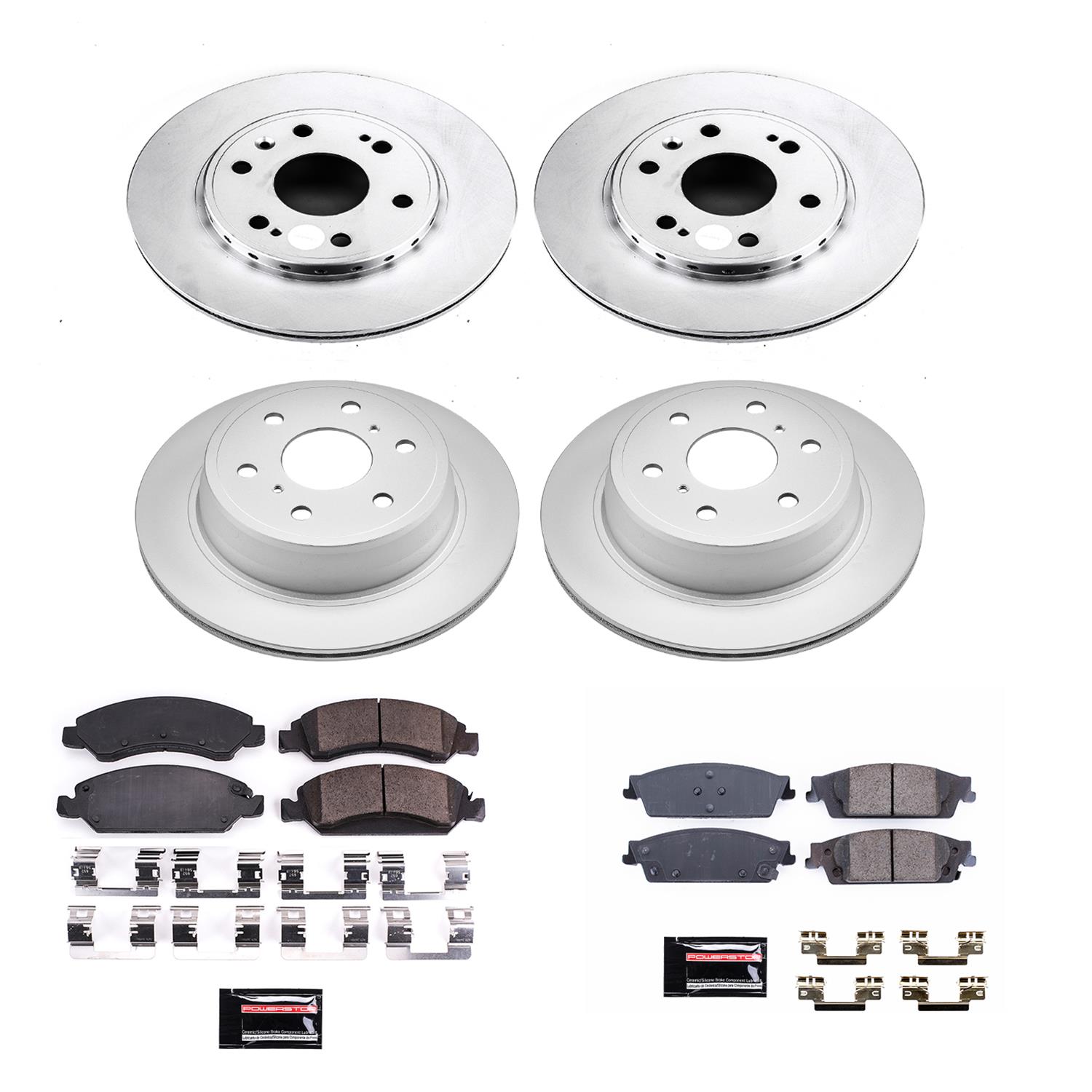 Power Stop 15-19 Chevrolet Tahoe Front & Rear Z17 Evolution Geomet Coated Brake Kit (1x psbCRK6562, 1x psbCRK5519) thumbnail 5