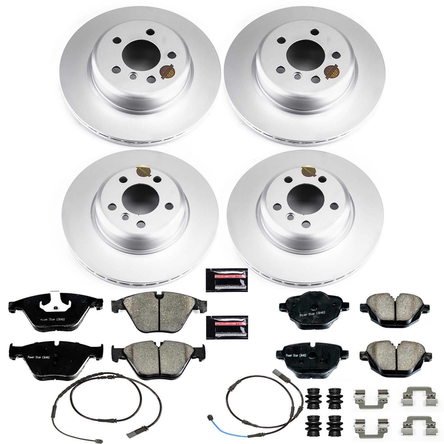 Power Stop 14-16 BMW 528i Front & Rear Z23 Evolution Sport Coated Brake Kit (1x psbCRK6034, 1x psbCRK7163) thumbnail 4